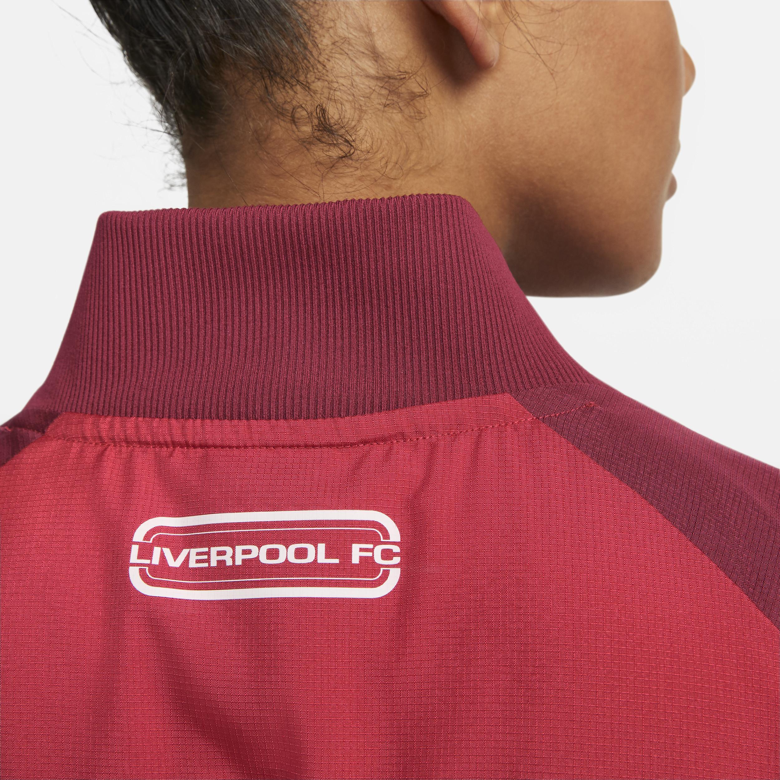 Womens Nike Red Liverpool Anthem Raglan Performance Full-Zip Jacket Product Image