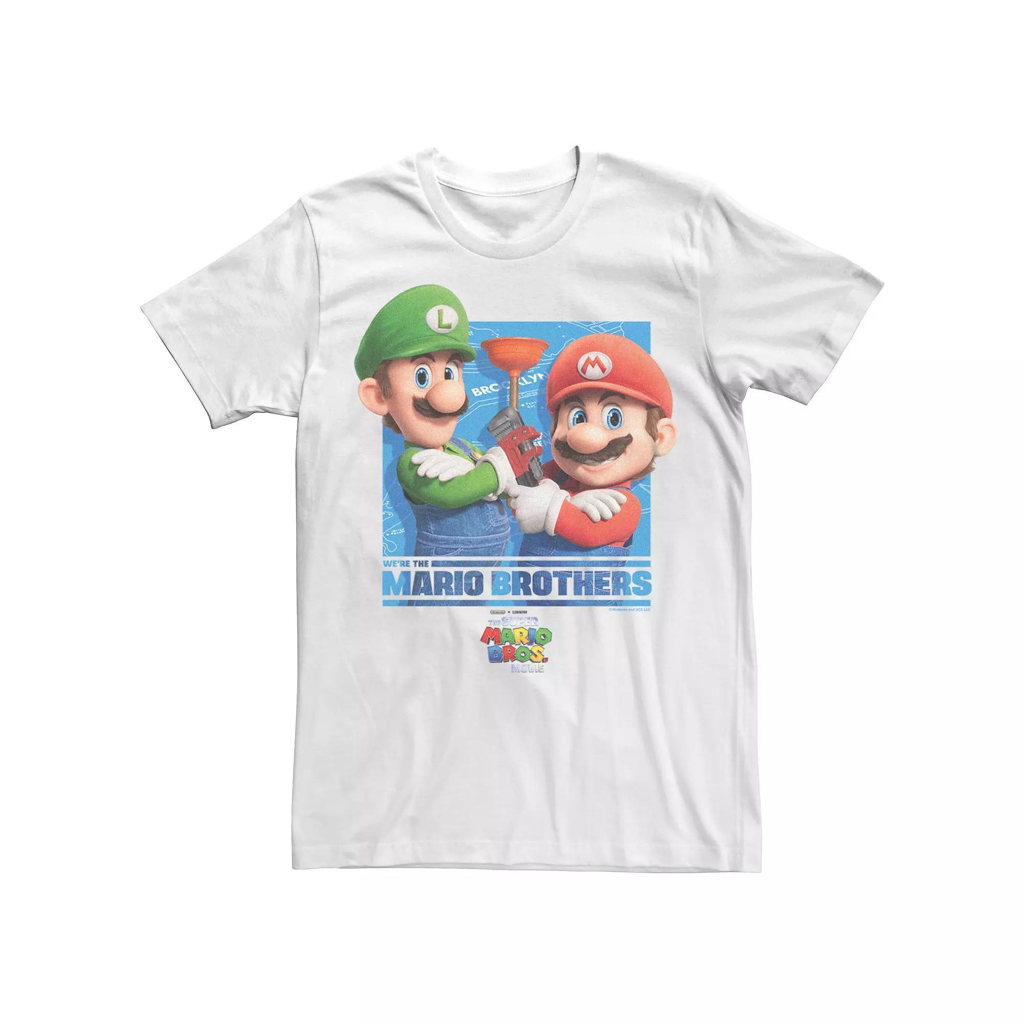 Men's The Super Mario Bros. Movie Plumber Brothers Graphic Tee,  Product Image