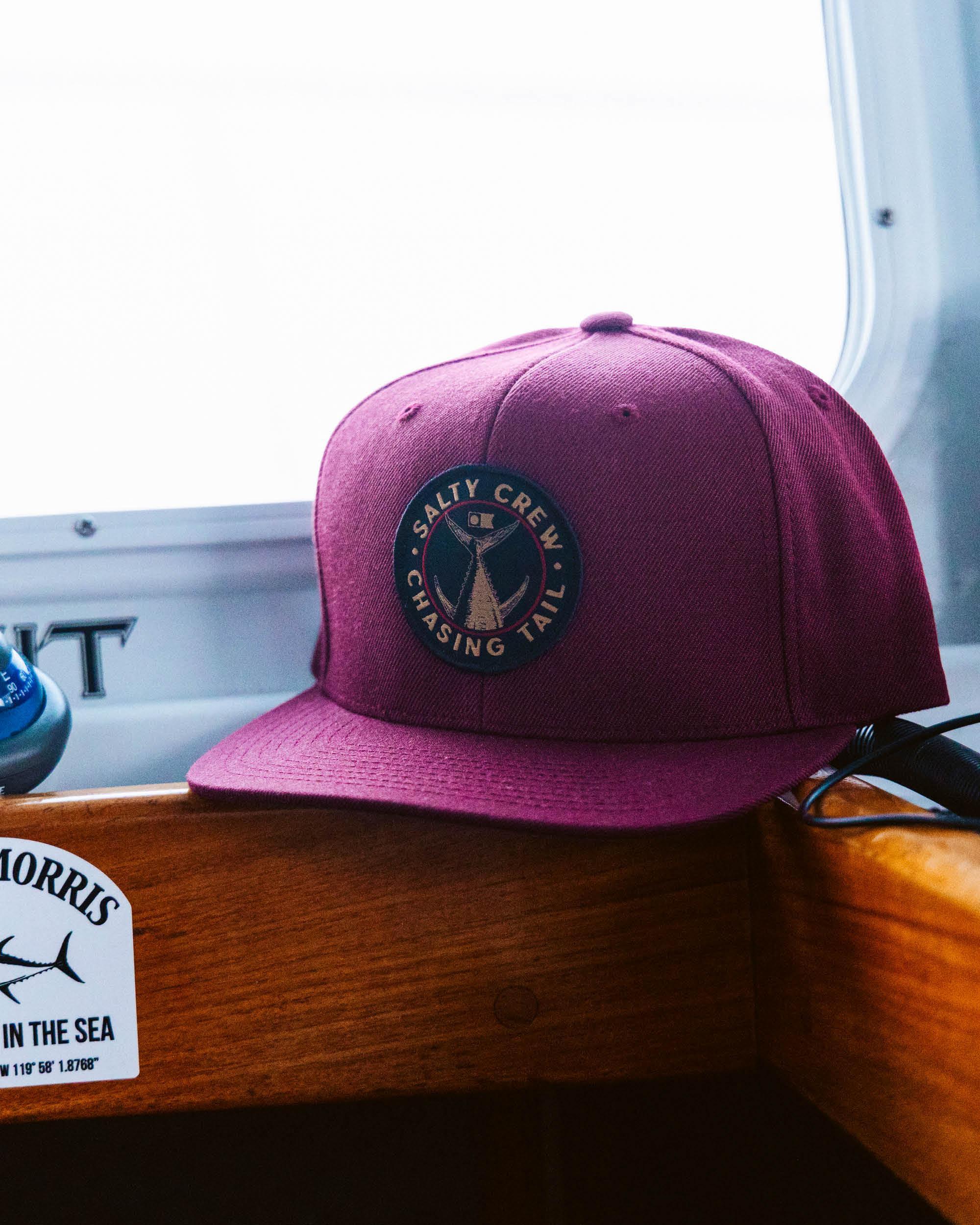 Tailgate 6 Panel Hat - Burgundy Male Product Image