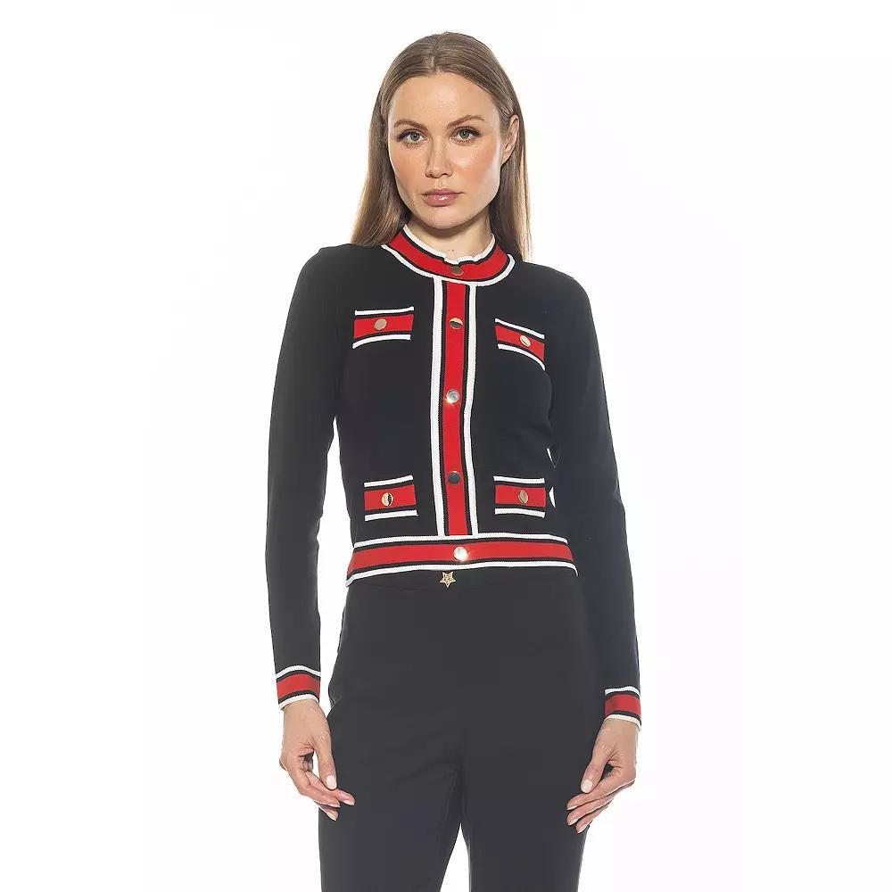 Women's ALEXIA ADMOR Kiley Long Sleeve Button Down Jacket Top,  Product Image