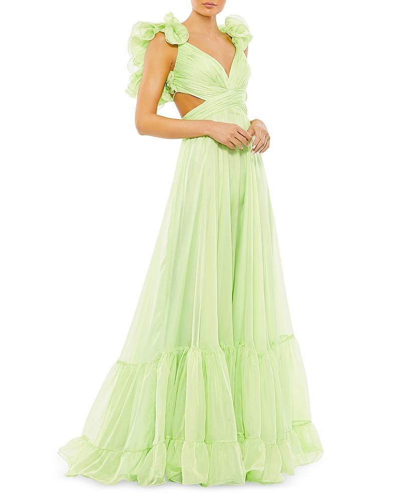 Womens Ieena Cutout Chiffon Gown Product Image