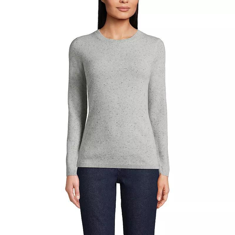 Women's Lands' End Crewneck Cashmere Sweater,  Product Image