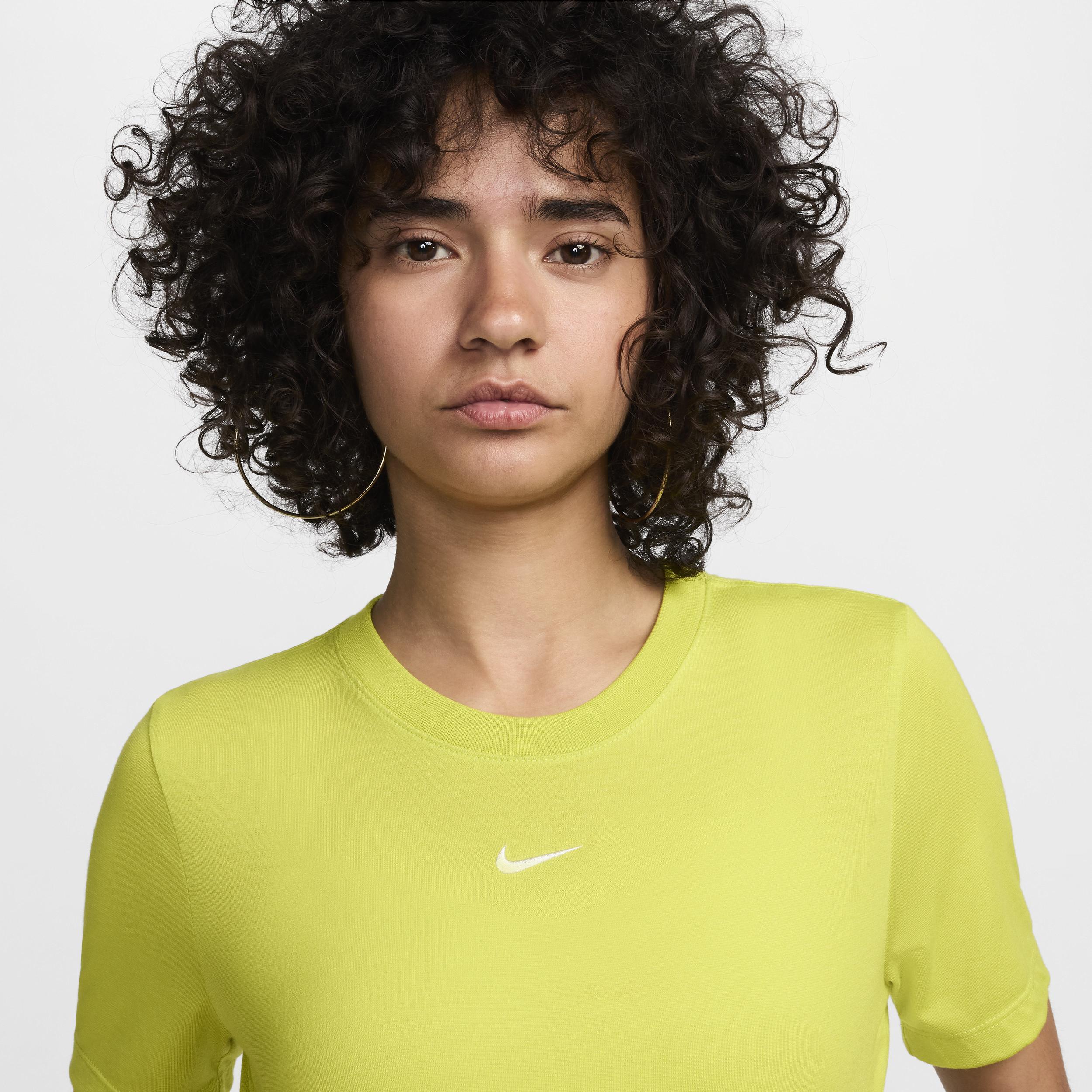 Womens Nike Sportswear Essential Slim Cropped T-Shirt Product Image