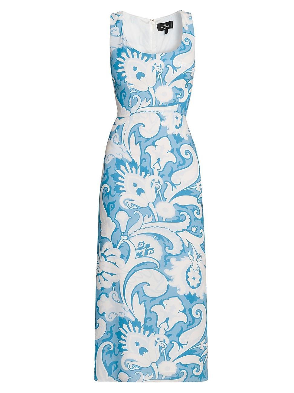 Womens Summer Macroflower Cady Sheath Dress Product Image