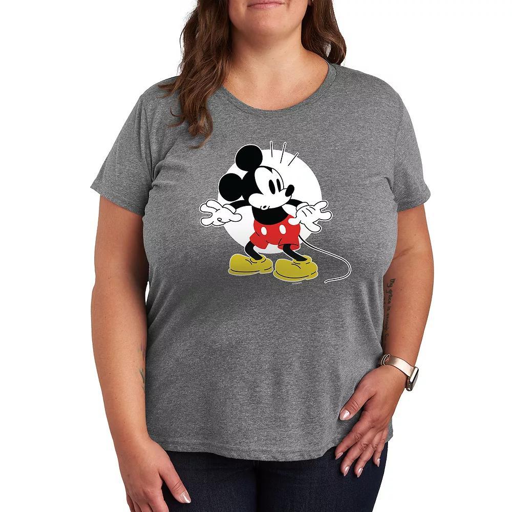 Disney's Mickey Mouse Plus Surprised Graphic Tee, Women's,  Product Image