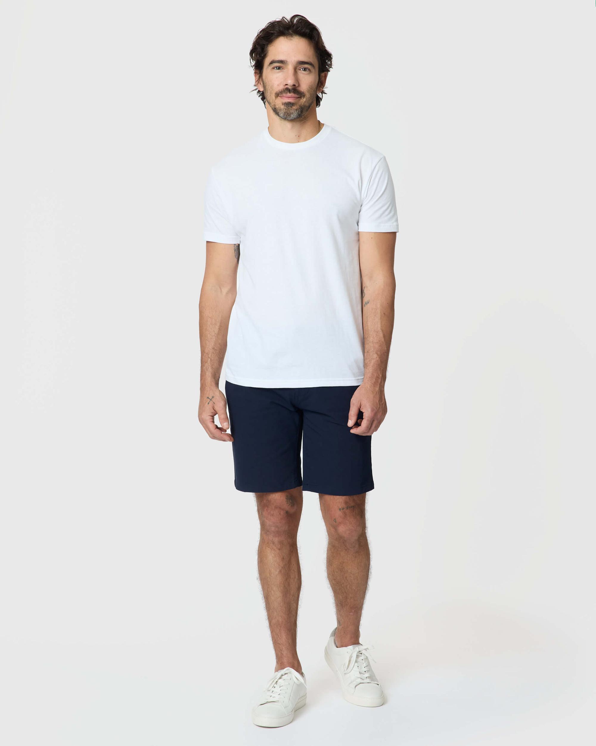 Navy Slim Twill Chino Pant Product Image