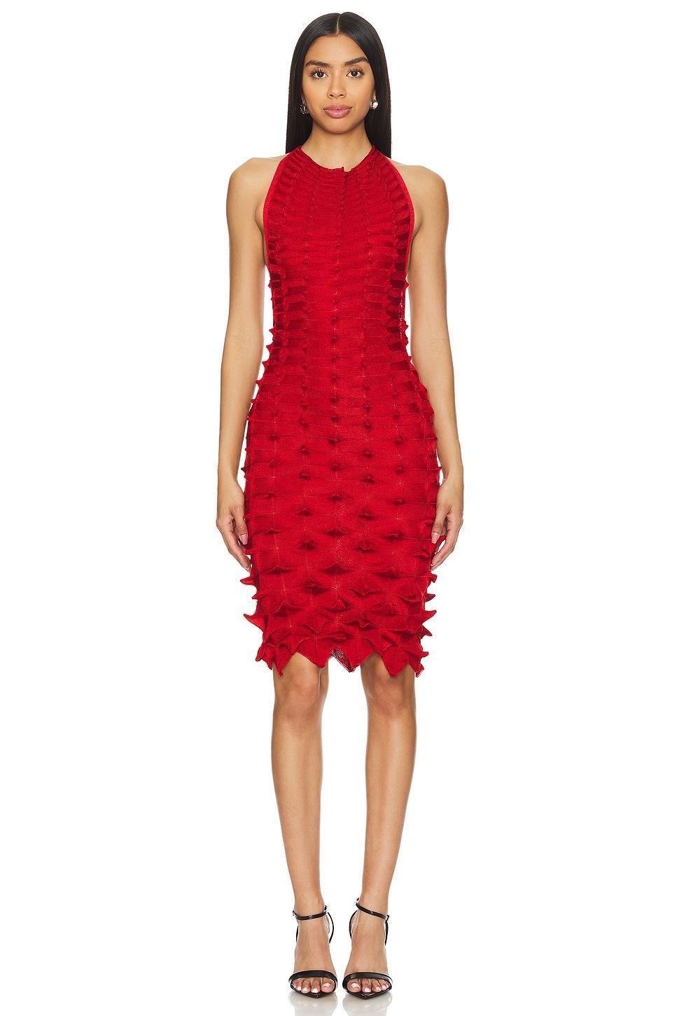 Gradient Spikes Dress CHET LO Product Image