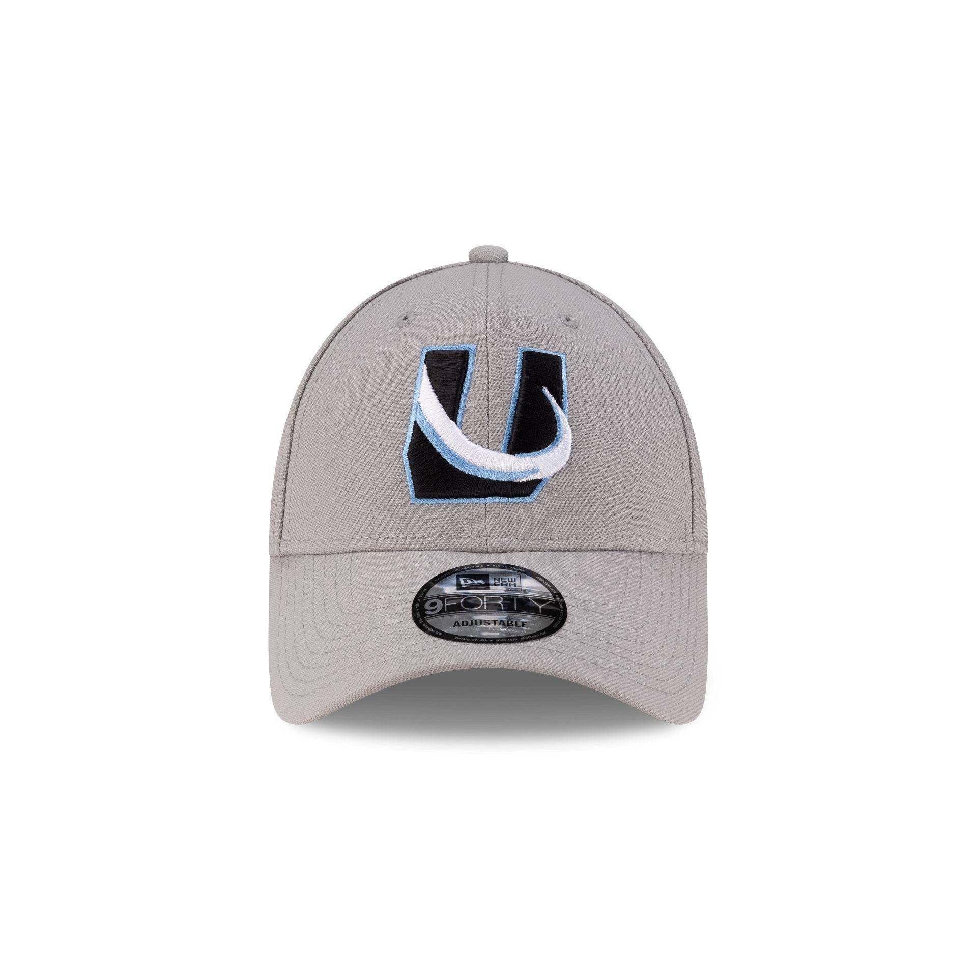Utah Mammoth Gray 9FORTY Snapback Hat Male Product Image