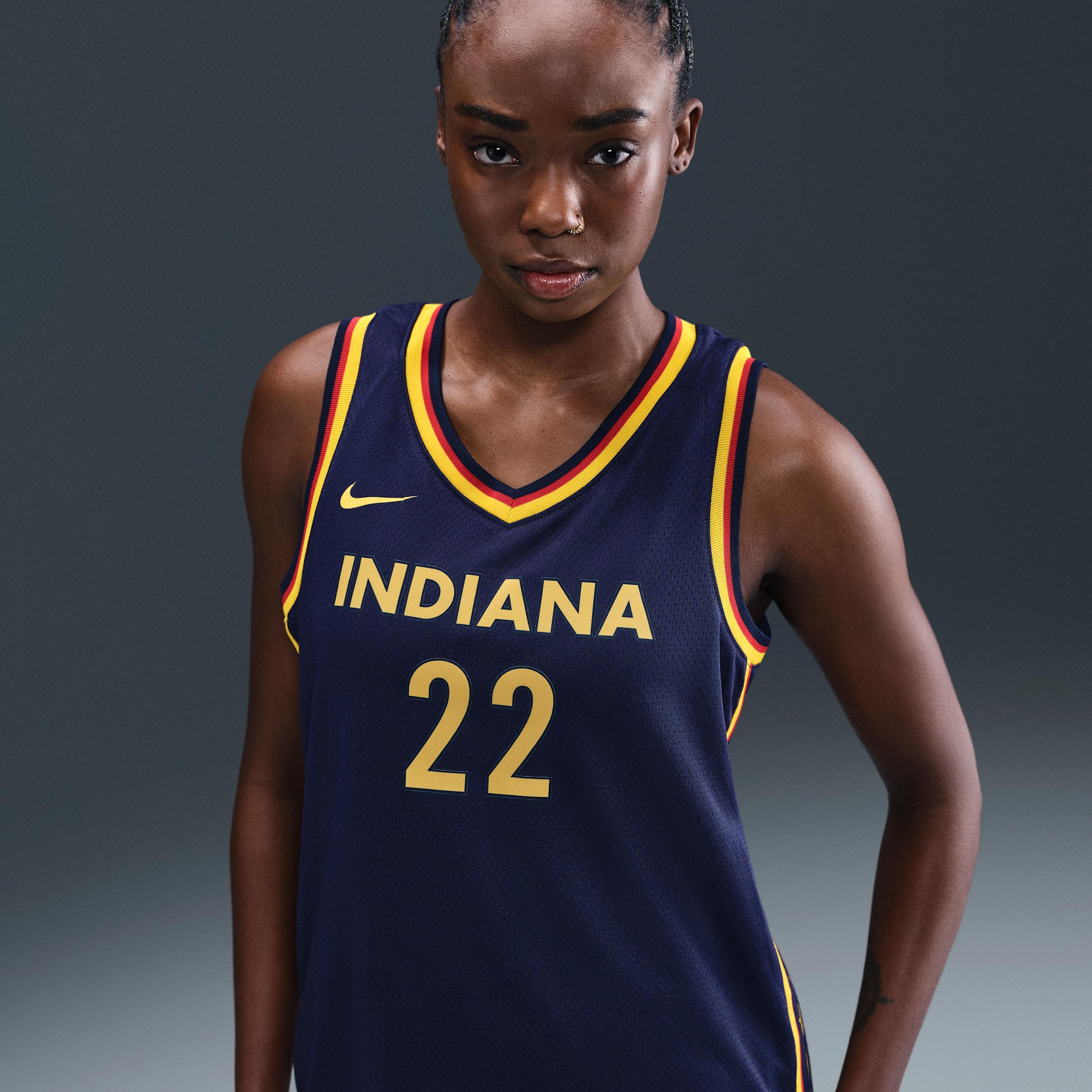 Caitlin Clark Indiana Fever Explorer Edition Nike Women's Dri-FIT WNBA Victory Jersey Product Image