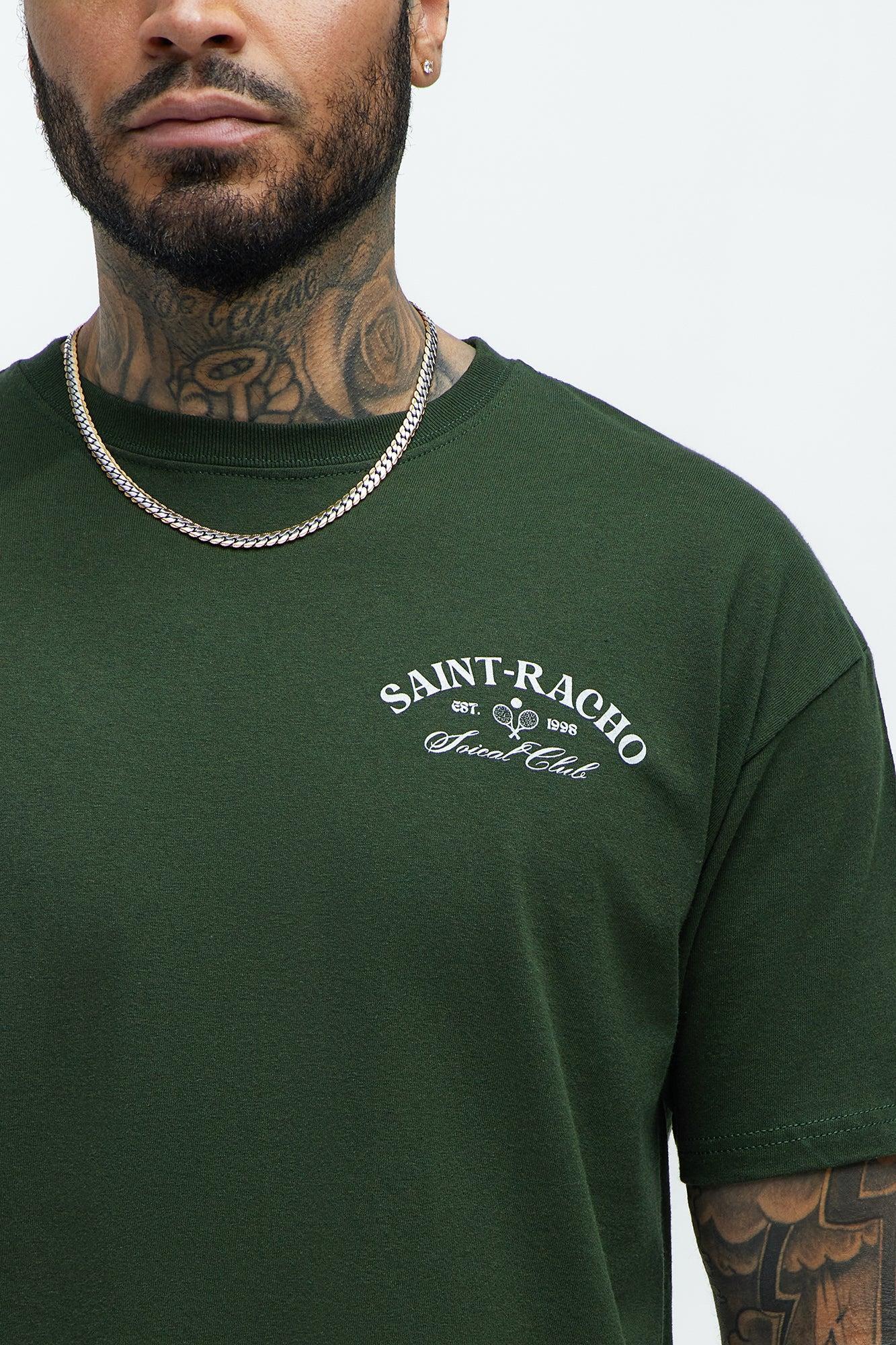 Saint Racho Social Club Short Sleeve Tee - Green Product Image
