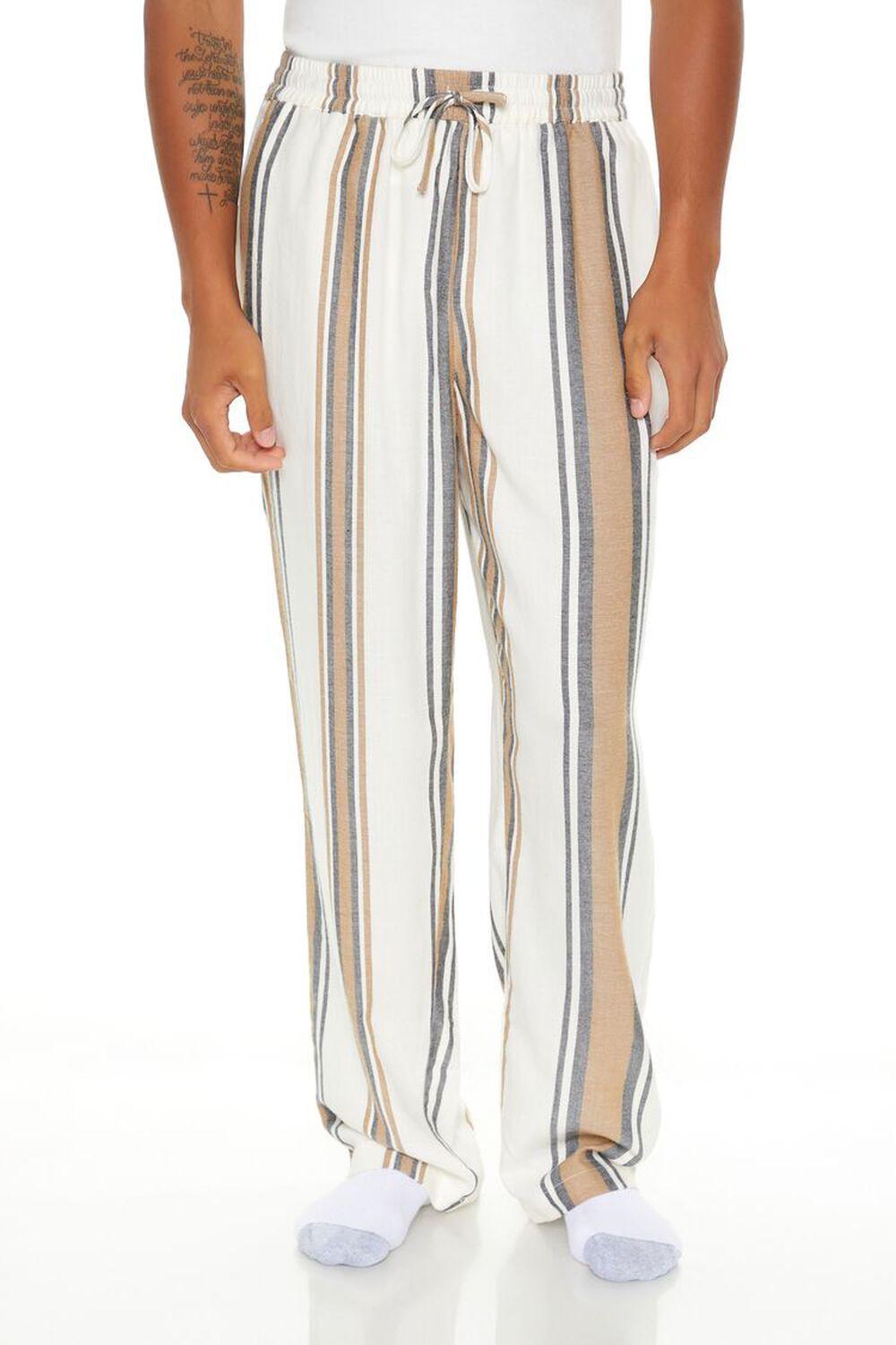 Striped Flannel Pajama Pants | Forever 21 Product Image