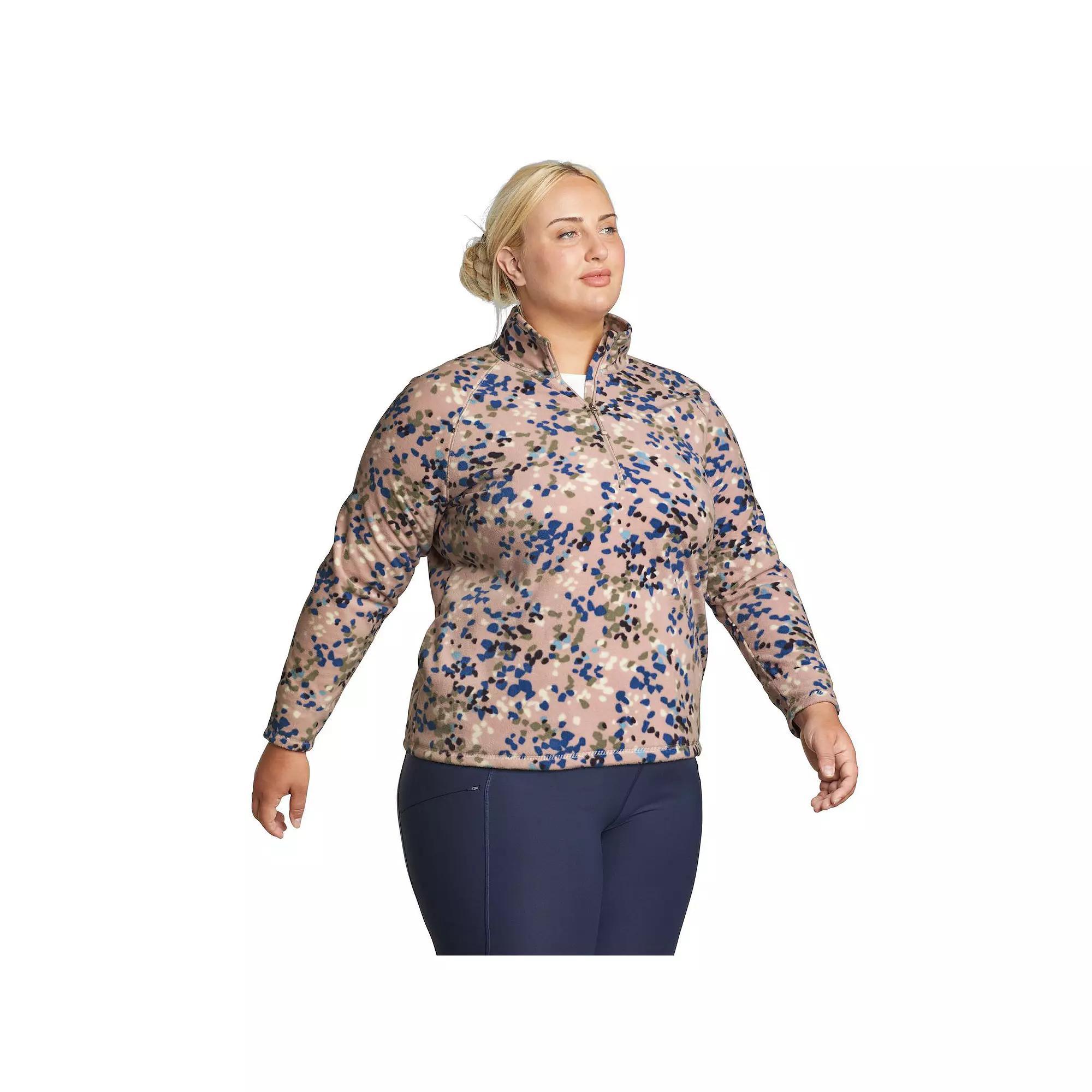 Plus Size Eddie Bauer Quest 1/4 Zip Pullover, Womens Product Image