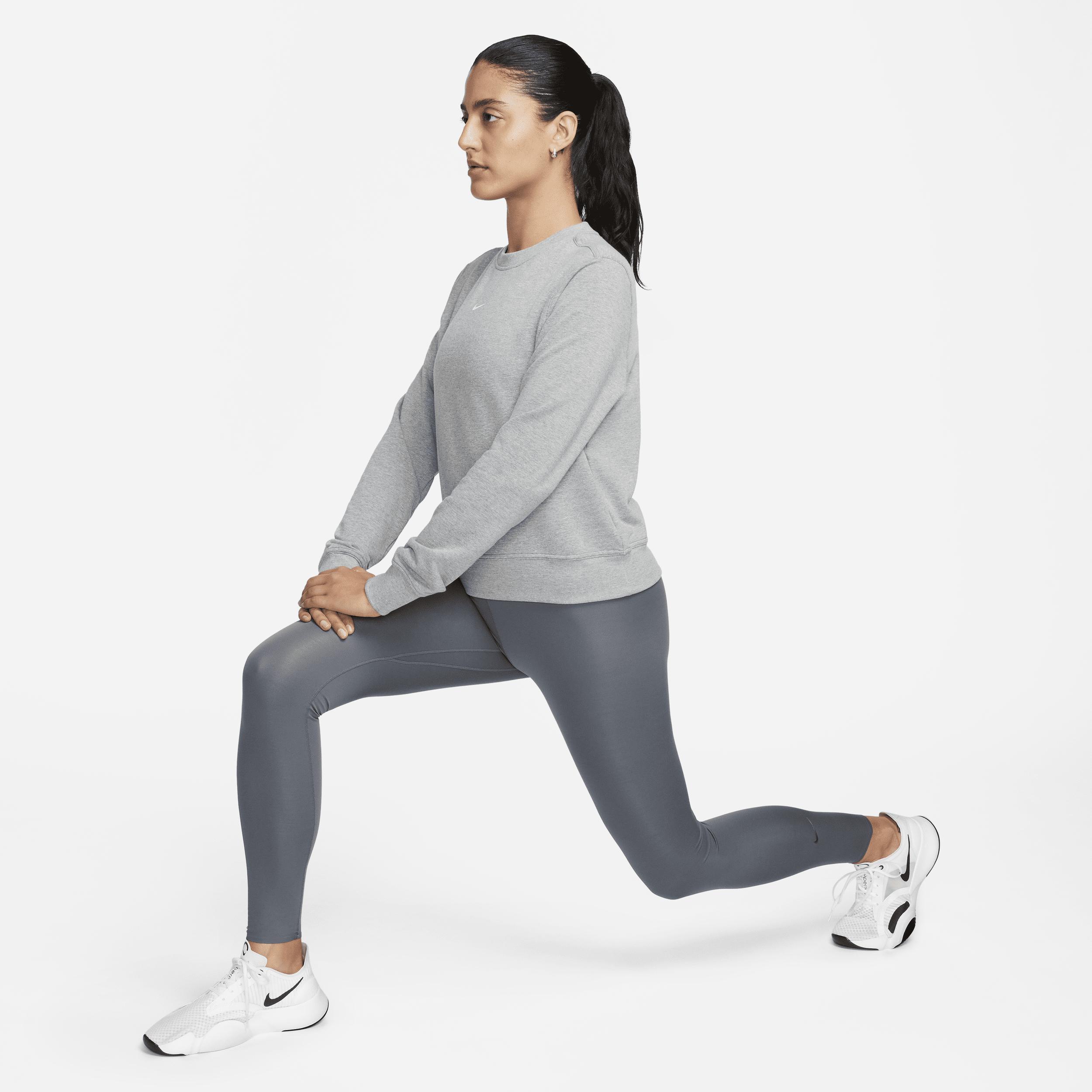 Nike Women's Dri-FIT One Crew-Neck French Terry Sweatshirt Product Image
