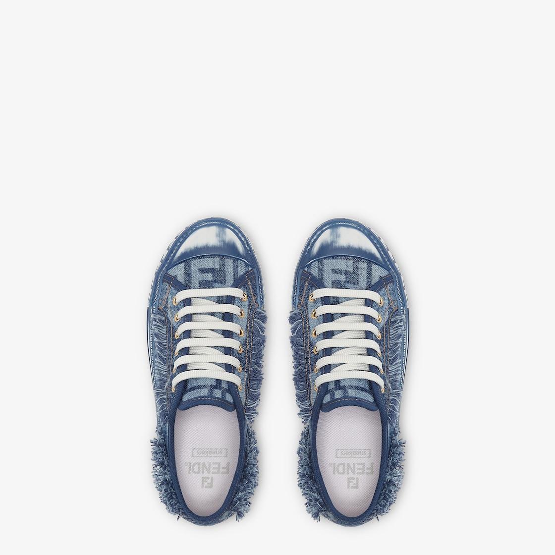 DominoBlue denim low-tops Product Image