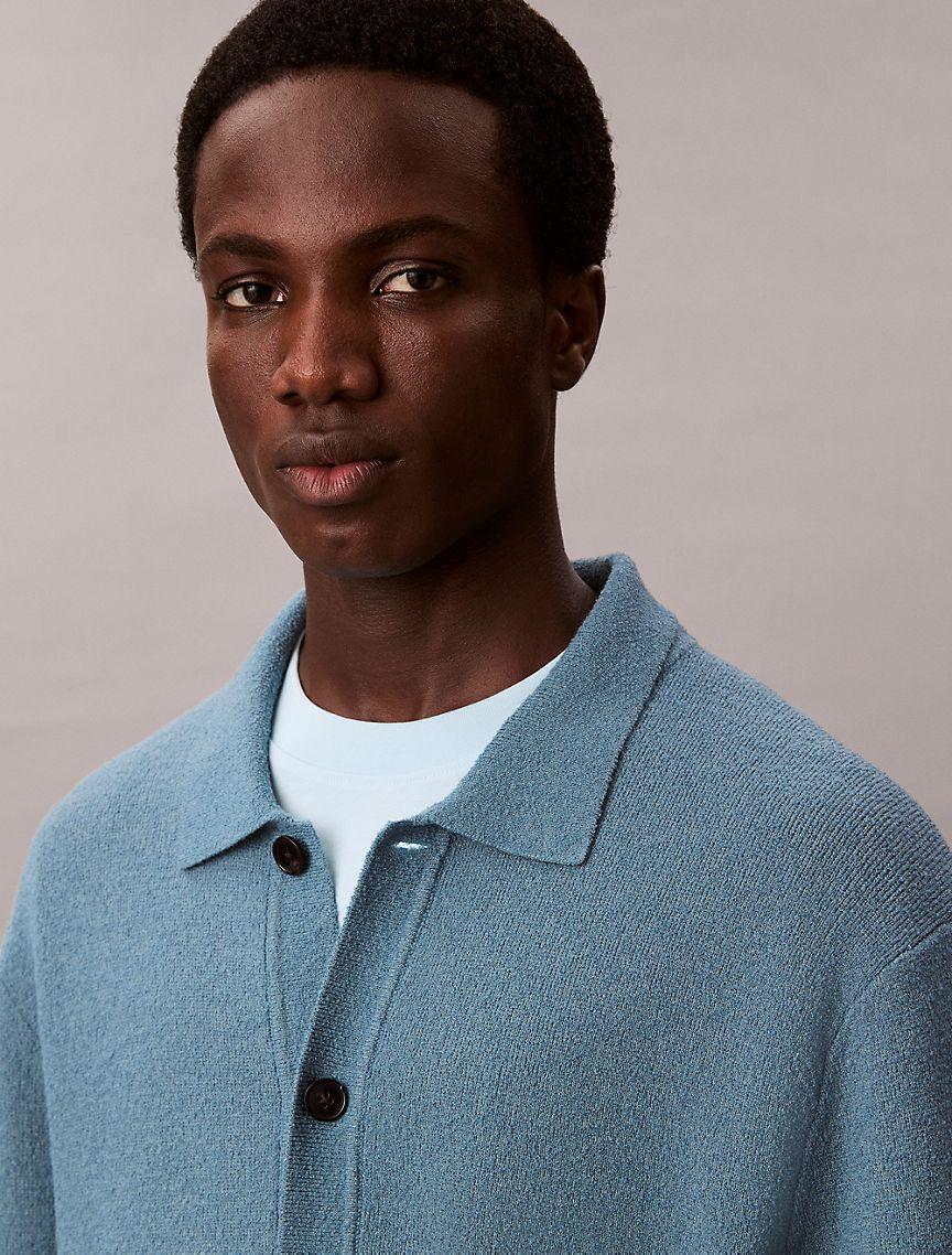 Relaxed Fit Standard Logo Terry Crewneck Sweatshirt Product Image