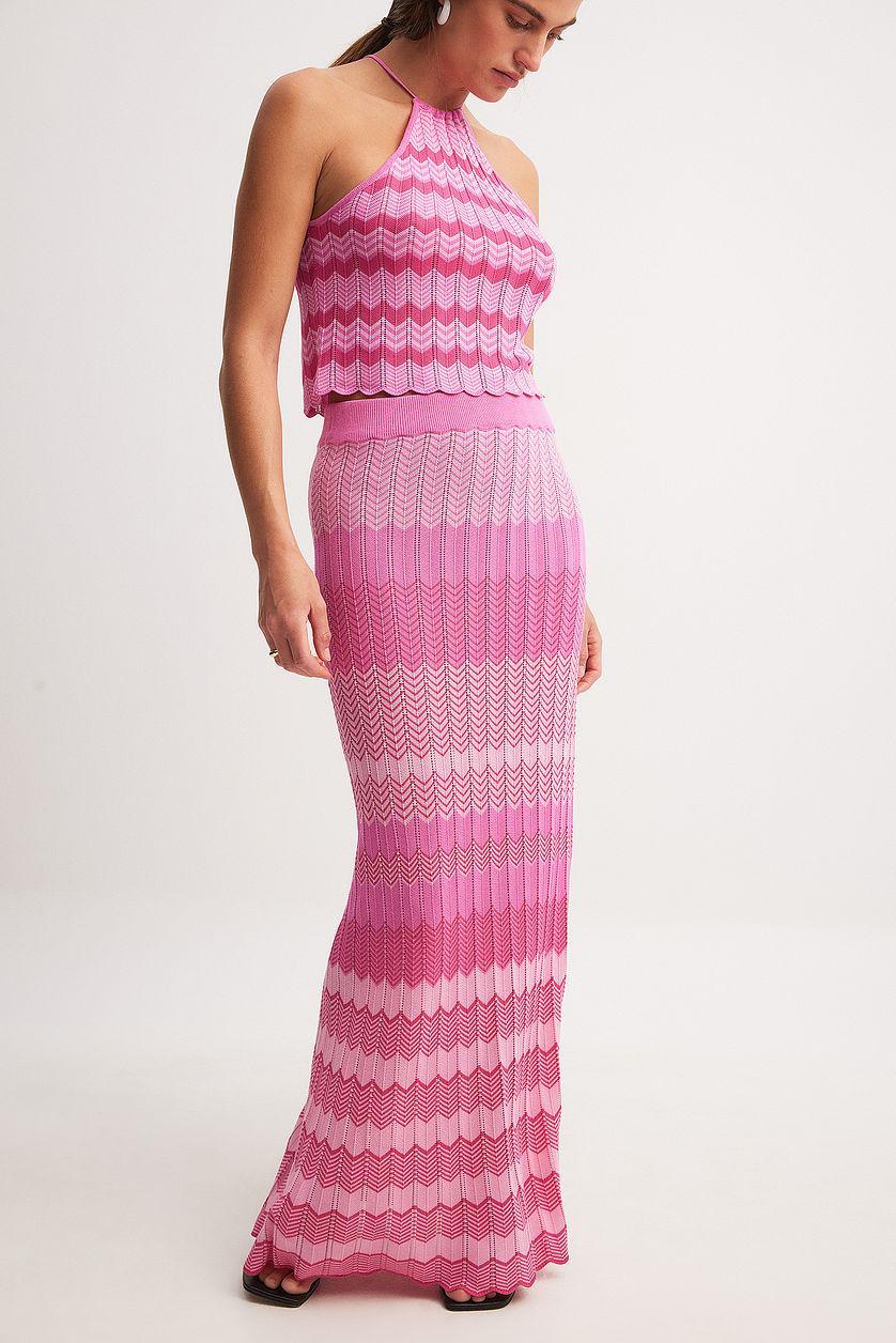 Fine Knitted Maxi Skirt Product Image