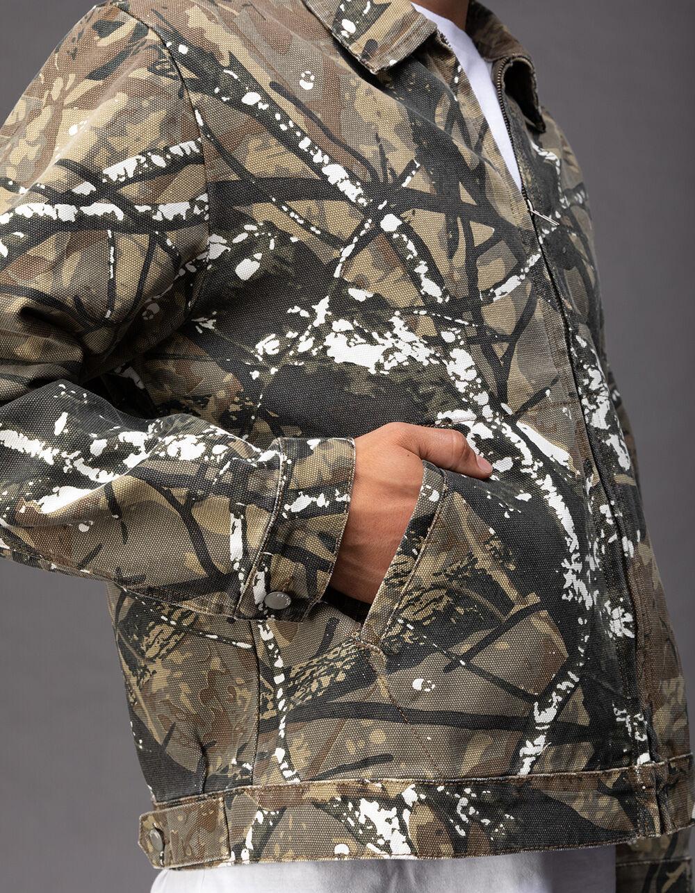 RSQ Mens Camo Canvas Workwear Jacket - CAMO Product Image