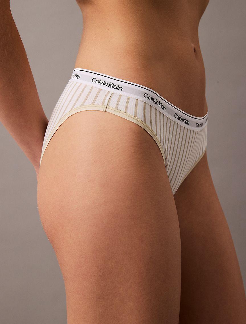 Calvin Klein Womens Modern Logo Bikini - Blue Product Image