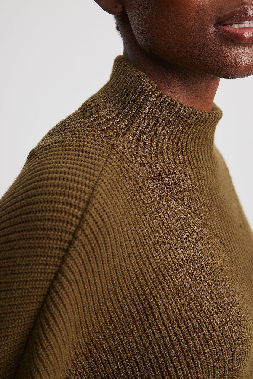 Turtleneck Knitted Sweater Product Image