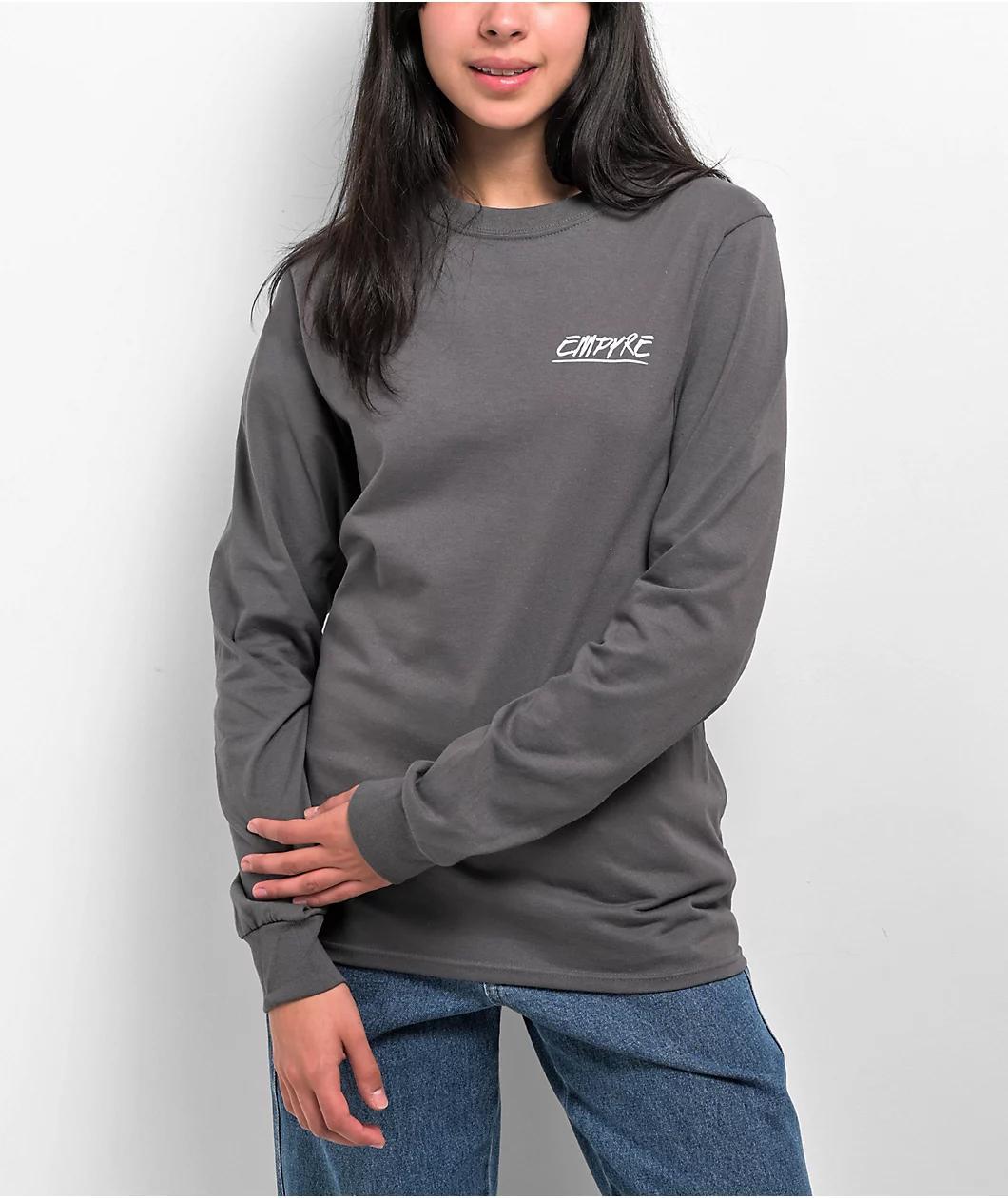 Empyre To H&B Grey Long Sleeve T-Shirt Product Image