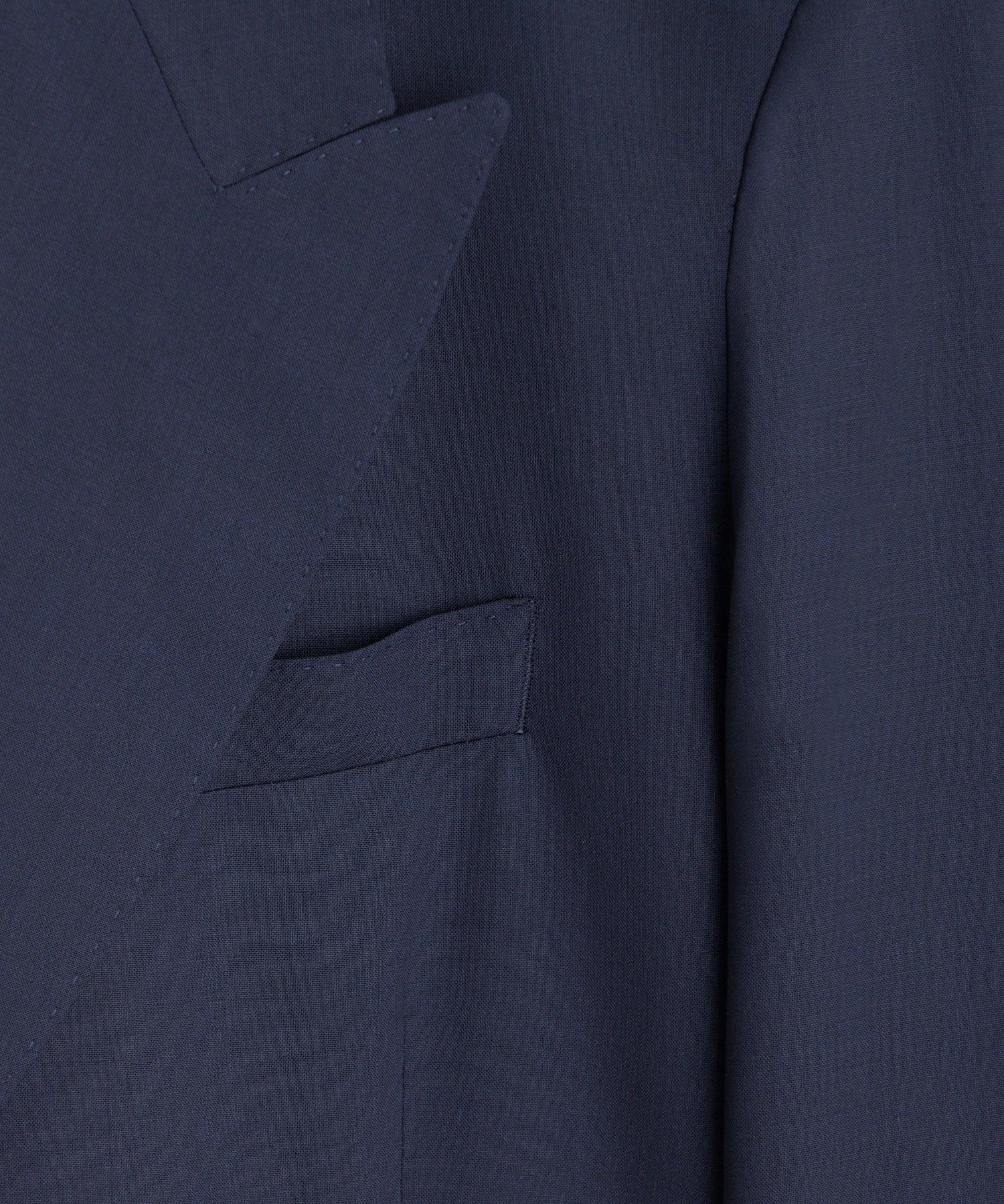 Italian Tropical Wool Wythe Jacket in Navy Product Image