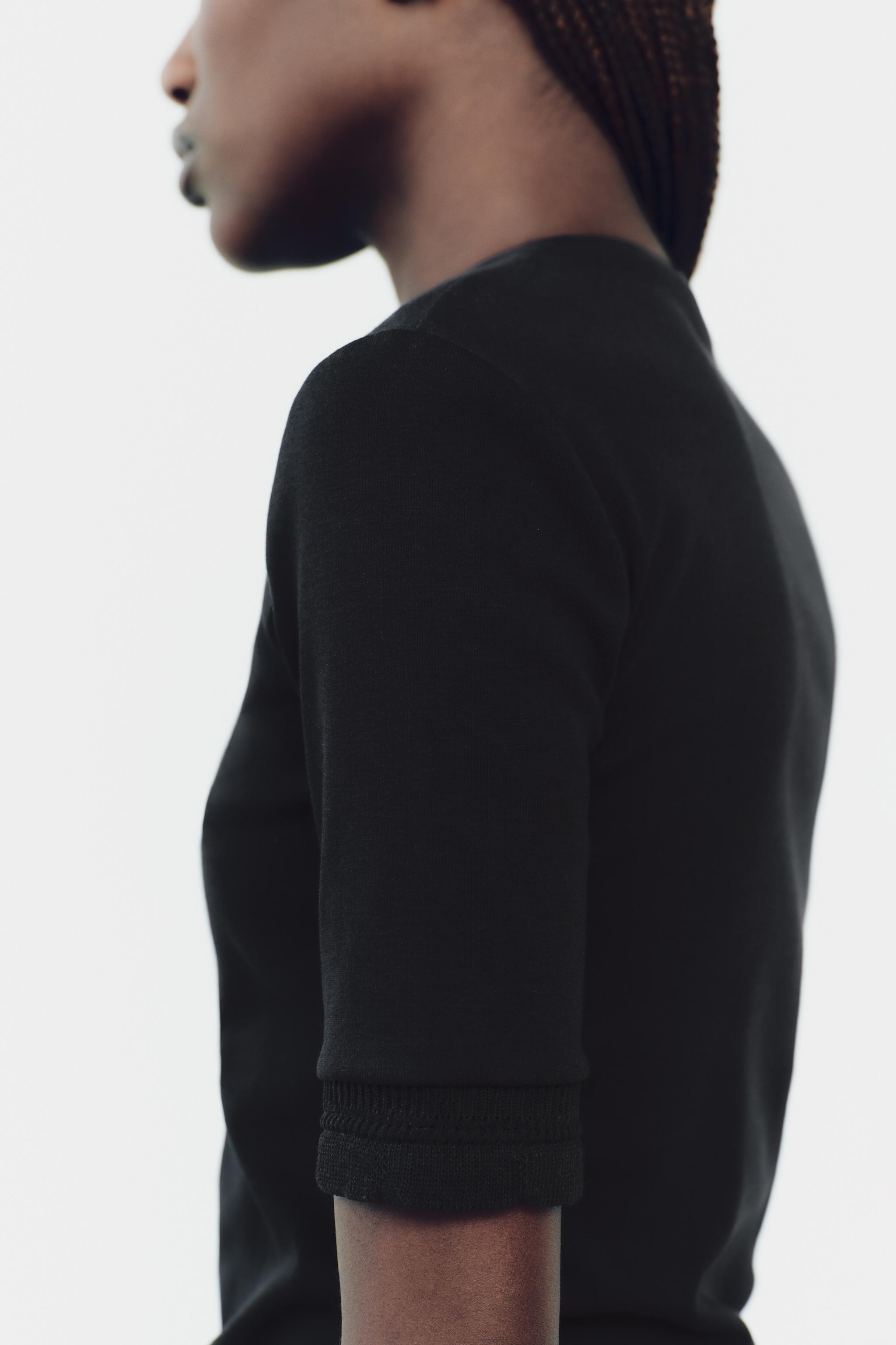 RIBBED TRIM SHIRT Product Image