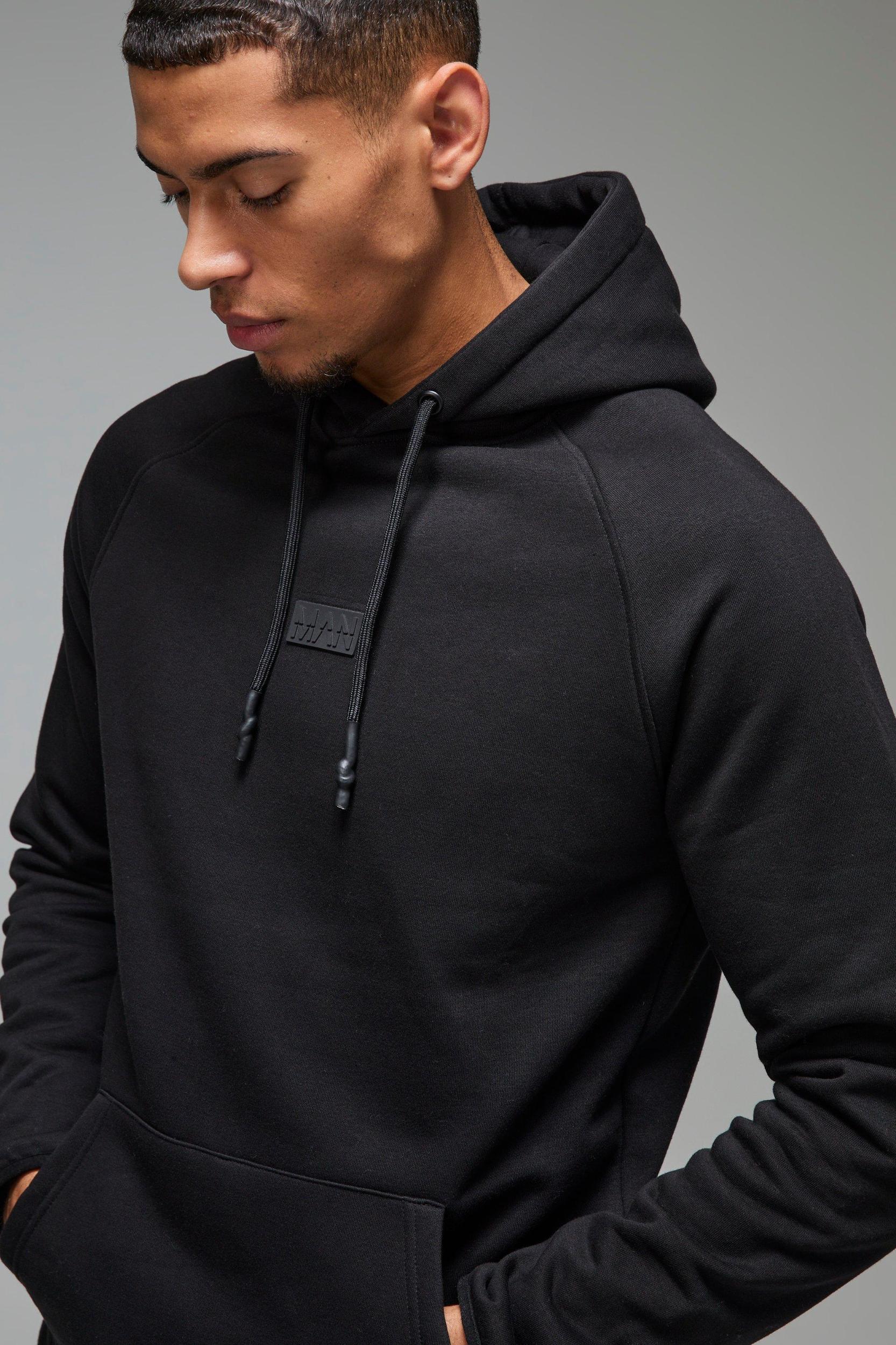 Man Active Regular Fit Badge Tracksuit | boohooMAN USA Product Image