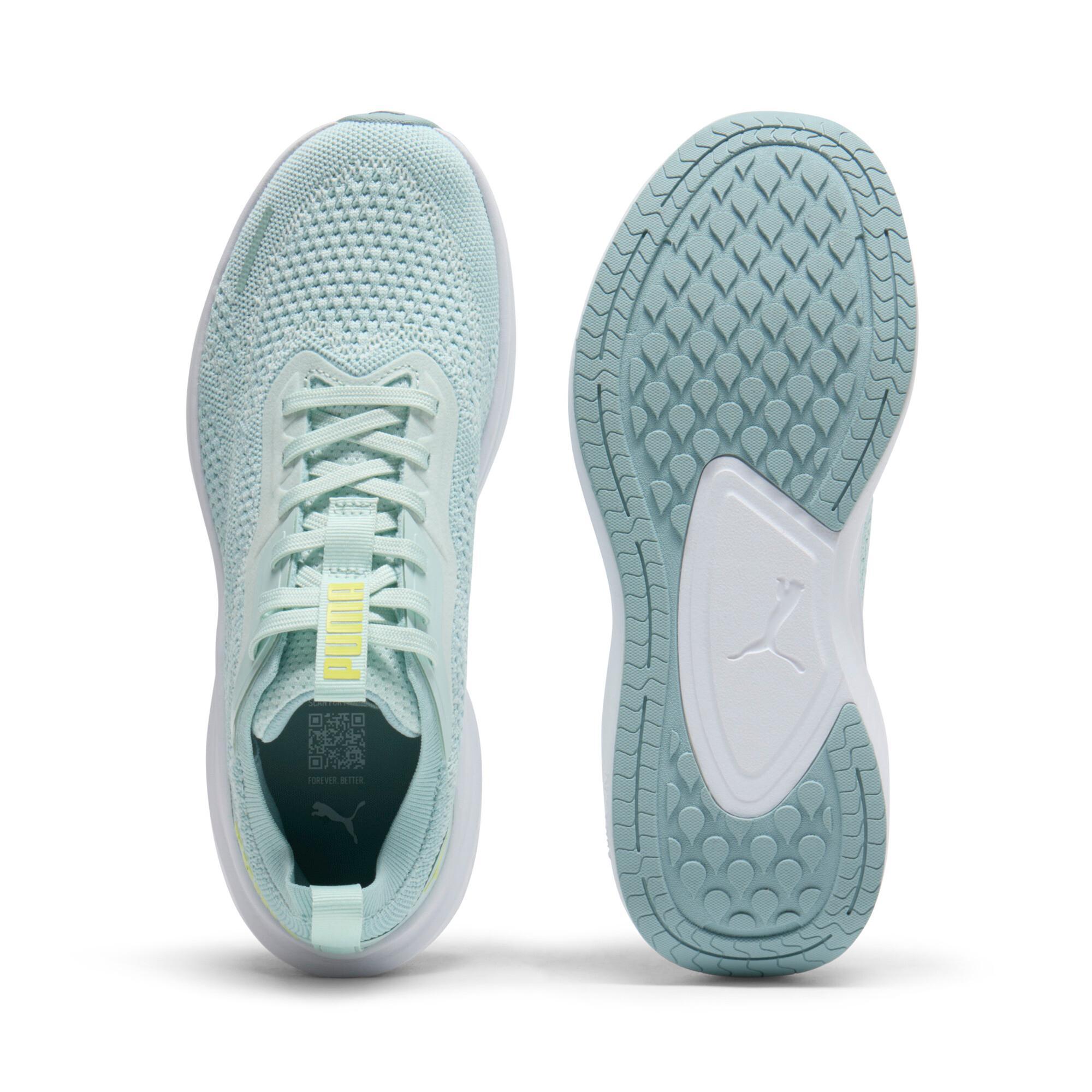 PUMA Skyrocket Lite Women's Running Shoes in Peaceful Blue/Lemon Sherbert Product Image