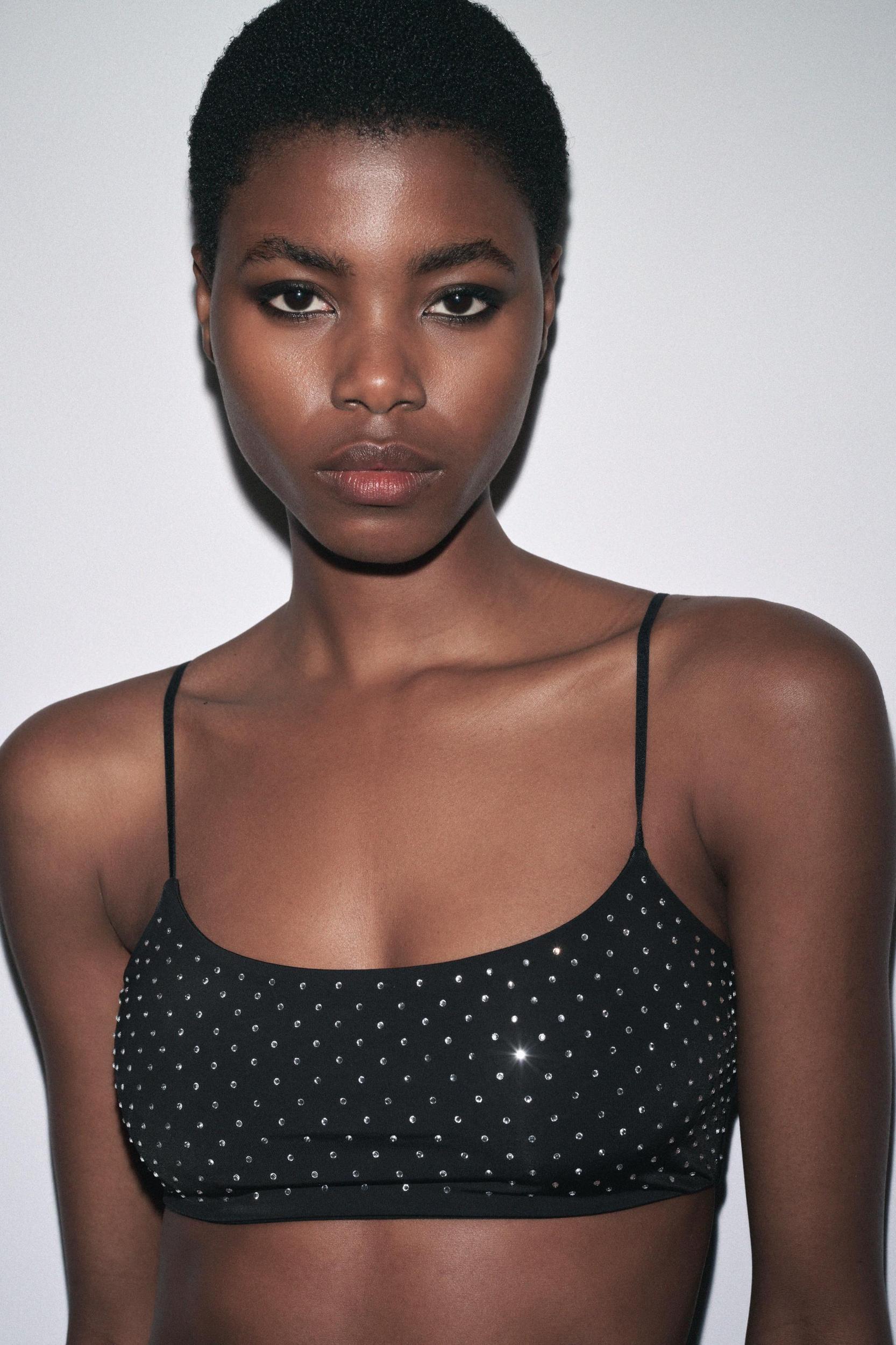 SHIMMER CROPPED TOP Product Image