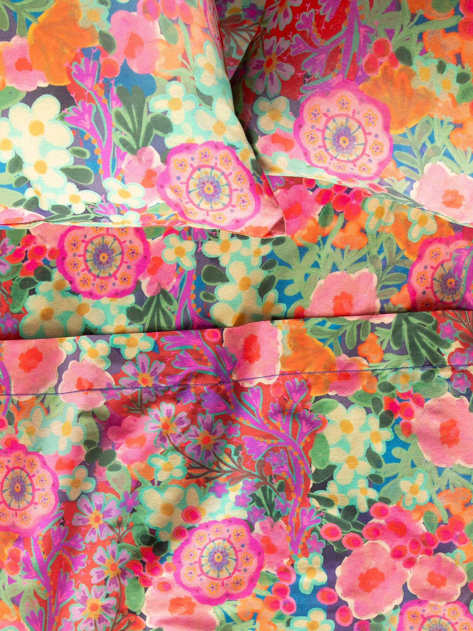 Sooo Soft Cotton Sheet Set - Pink Painted Garden Product Image