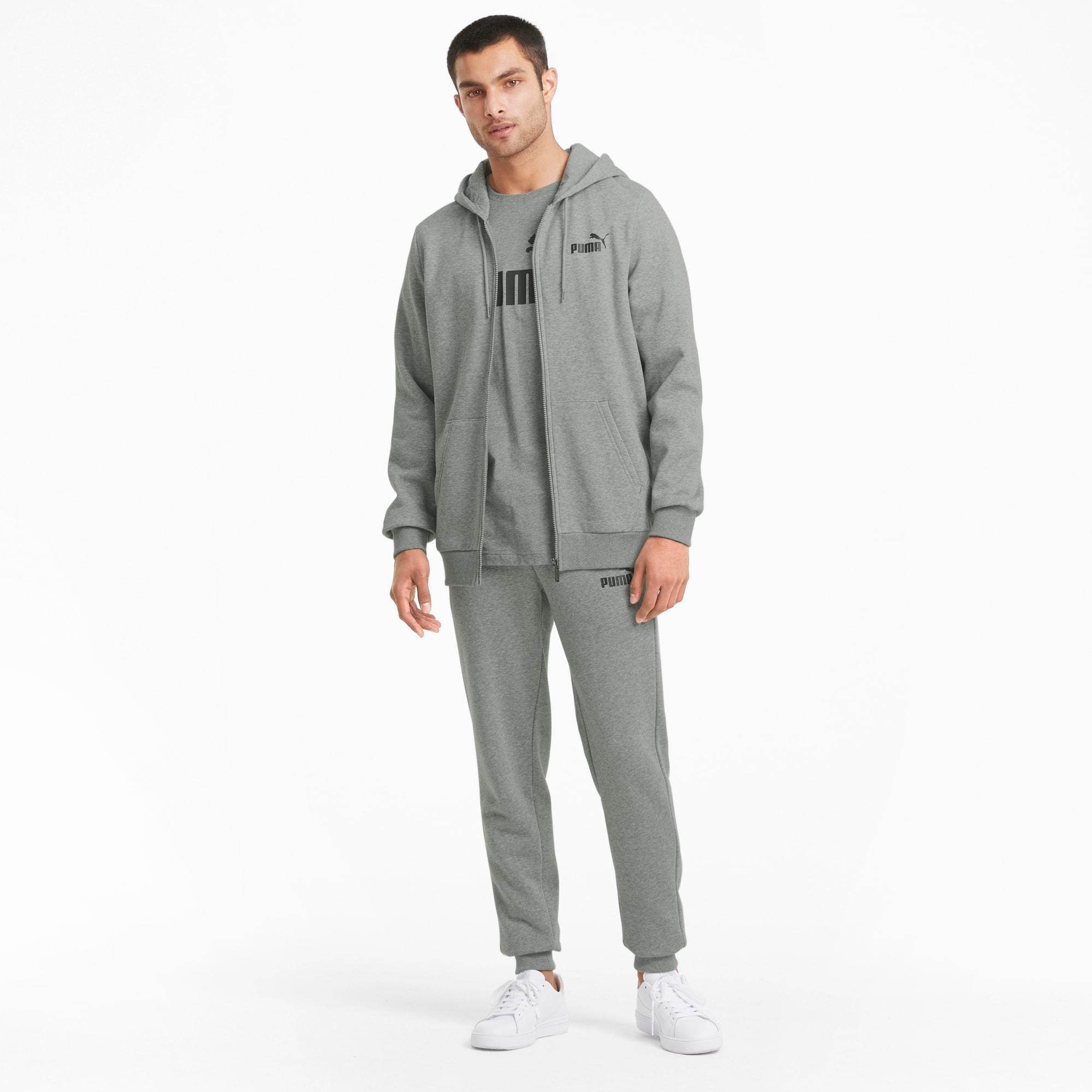 Essentials Full-Zip Logo Hoodie Men Product Image