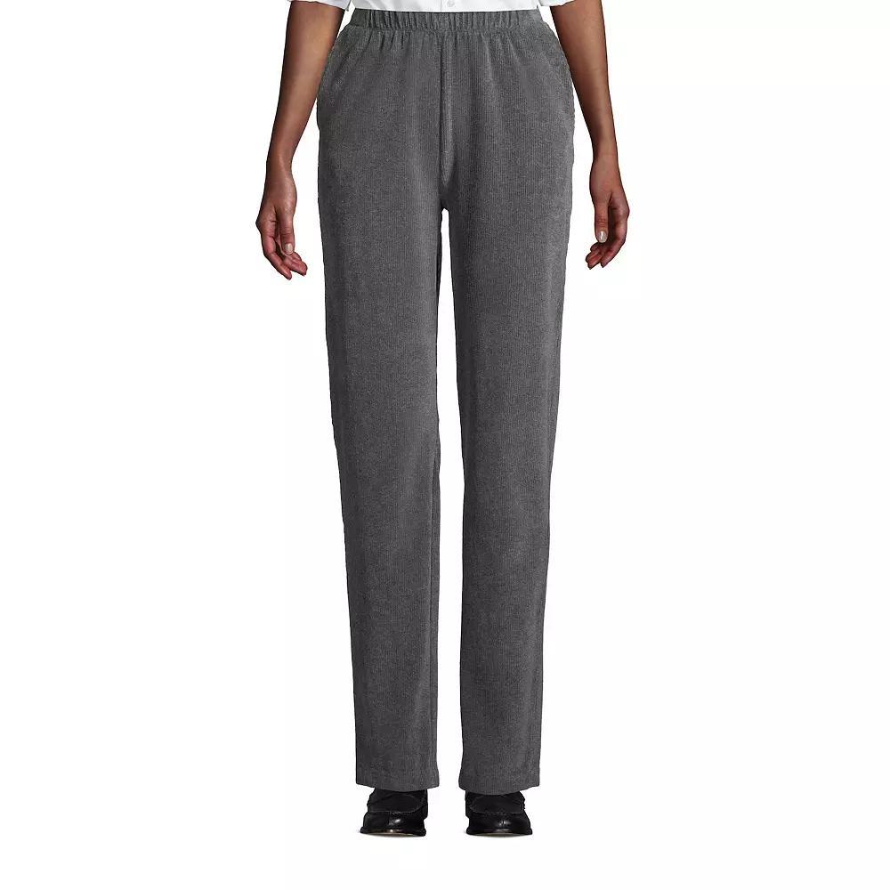 Women's Lands' End Sport High Rise Corduroy Pull-On Pants,  Product Image