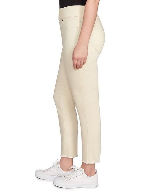 Ruby Rd. Tencel™ Lyocell Frayed Hem Pull-On Ankle Pants Product Image