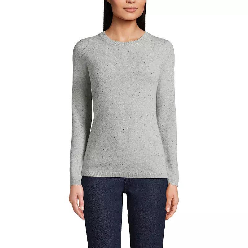 Women's Lands' End Crewneck Cashmere Sweater,  Product Image