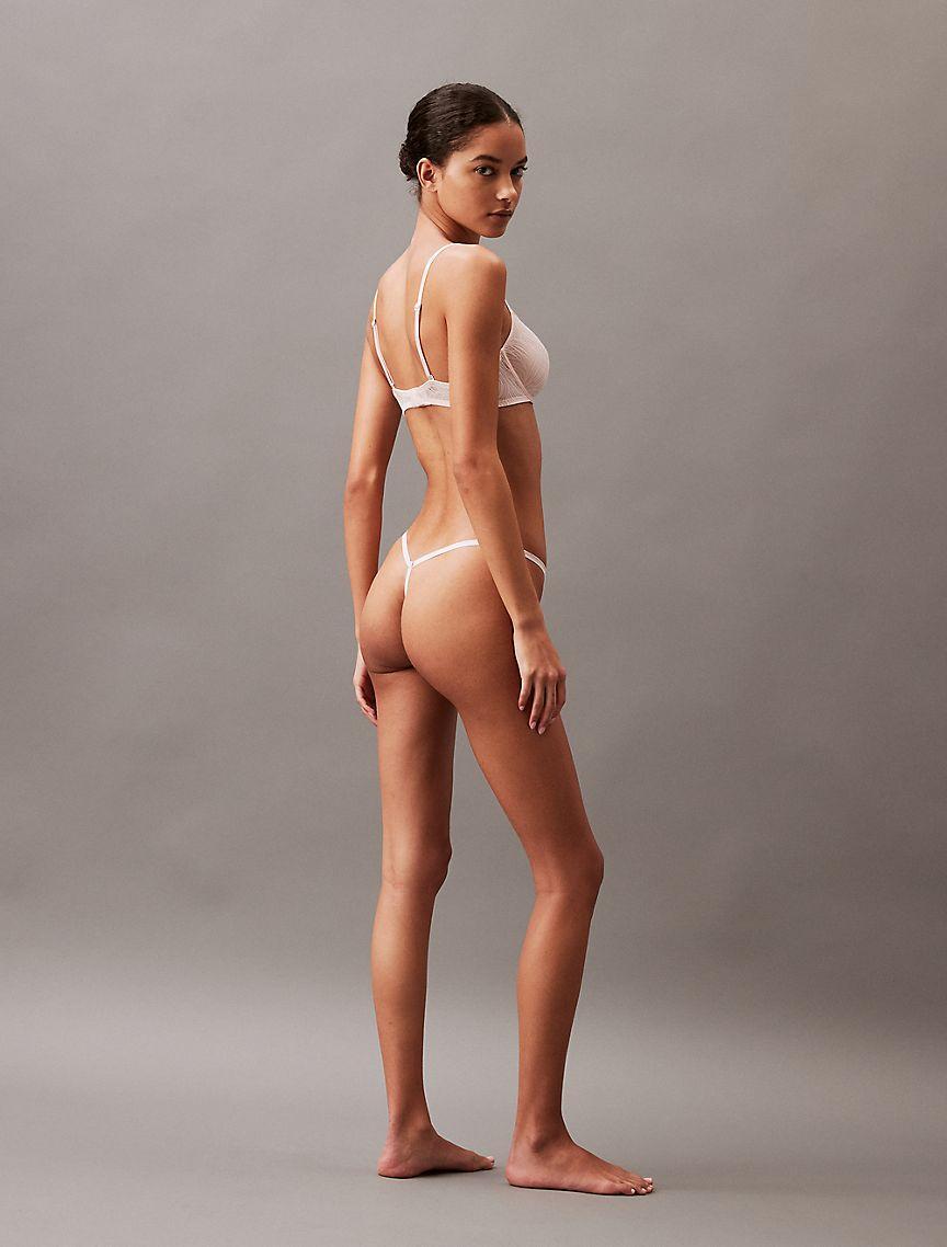 Allover Lace String Thong Product Image