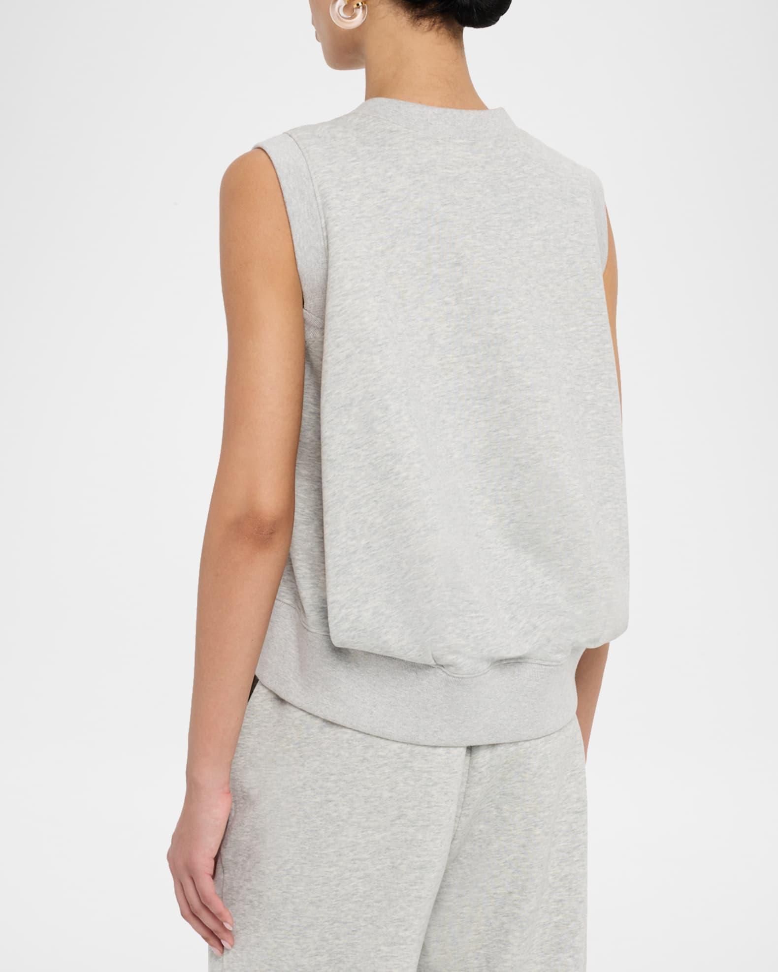 Sleeveless Crewneck Sweatshirt Product Image