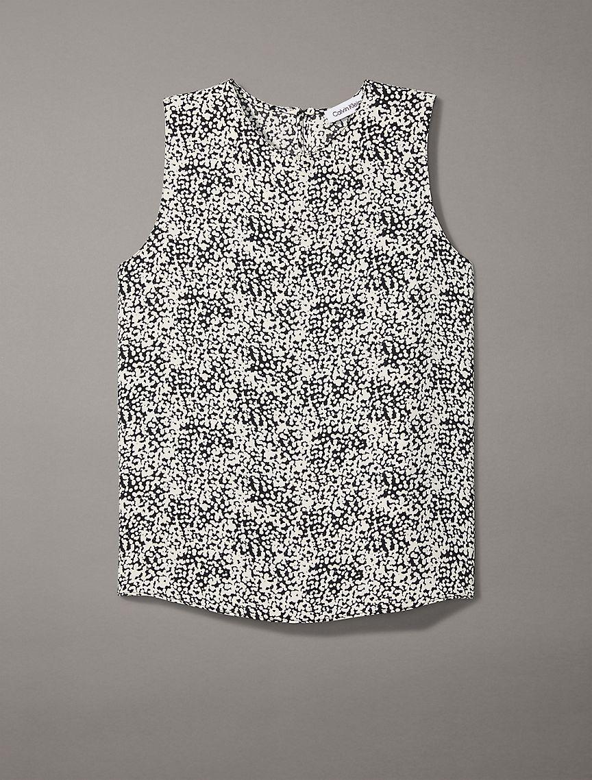 Flowing Printed Sleeveless Top Product Image