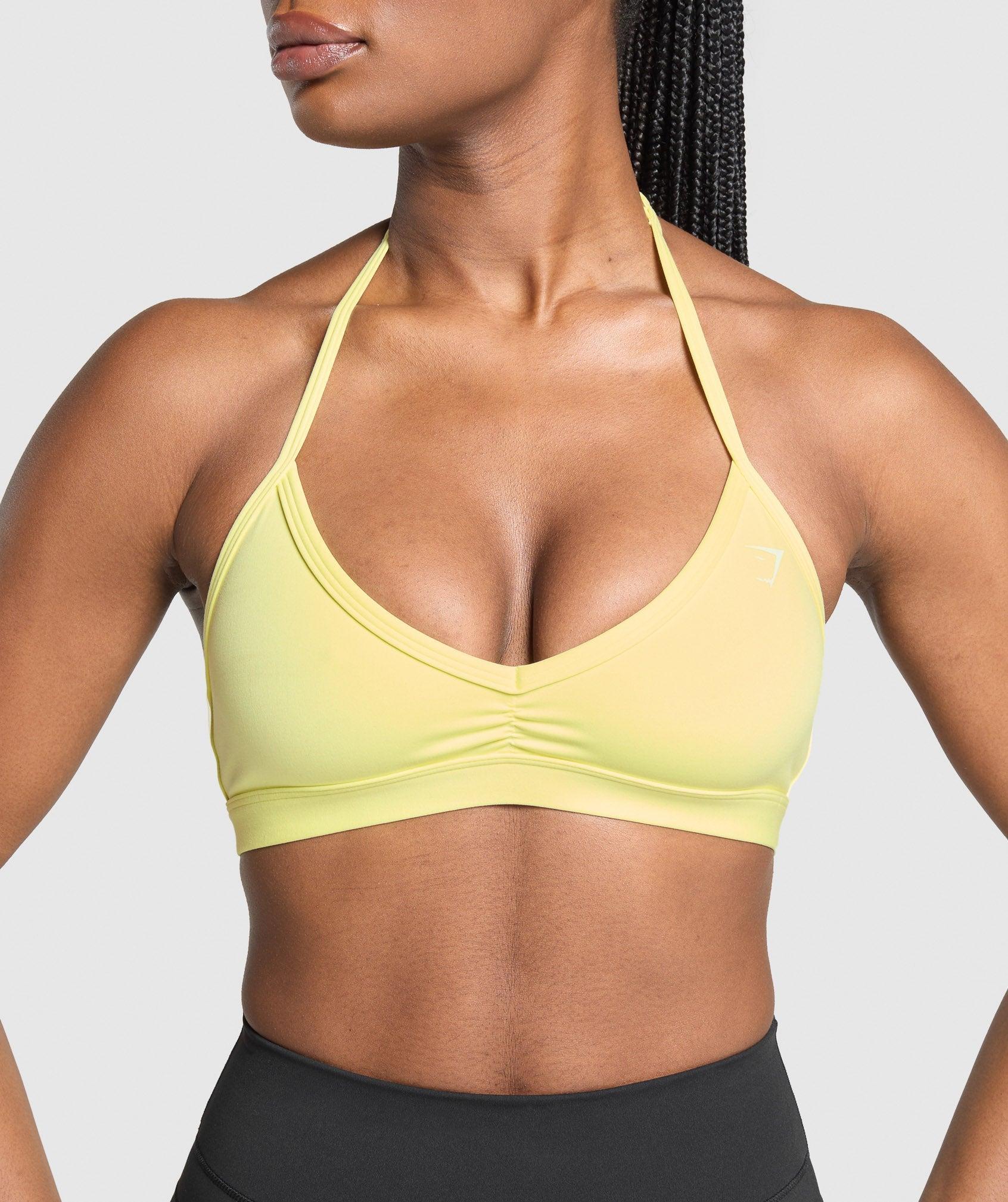 Minimal Halterneck Sports Bra Product Image