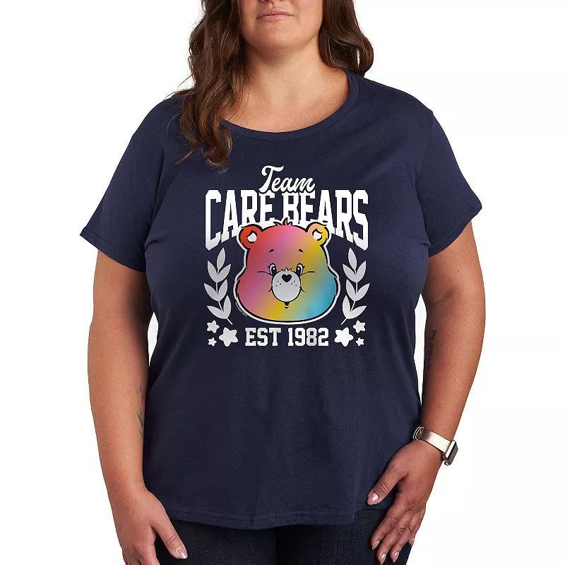 Plus Care Bears Team 1982 Graphic Tee, Womens Heather Grey Product Image