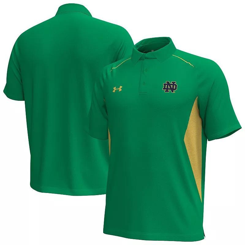 Men's Under Armour  Kelly Green Notre Dame Fighting Irish Title Performance Polo, Size: Medium Product Image