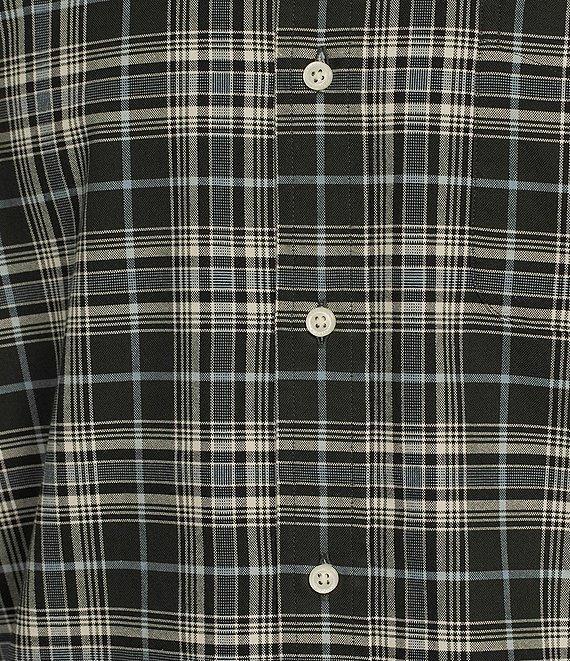 Cremieux Blue Label Big & Tall Classic Fit Small Plaid Oxford Long Sleeve Woven Shirt Product Image
