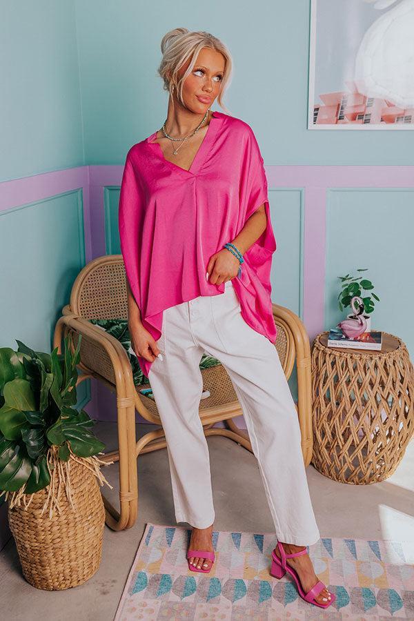 Blissful Beginnings Shift Top In Pink Product Image