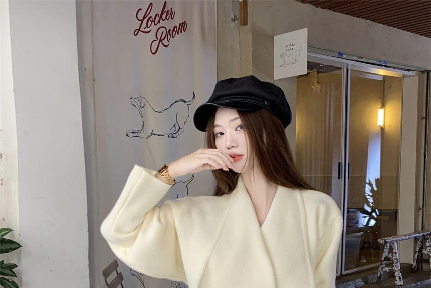 Plain Asymmetrical Coat Product Image