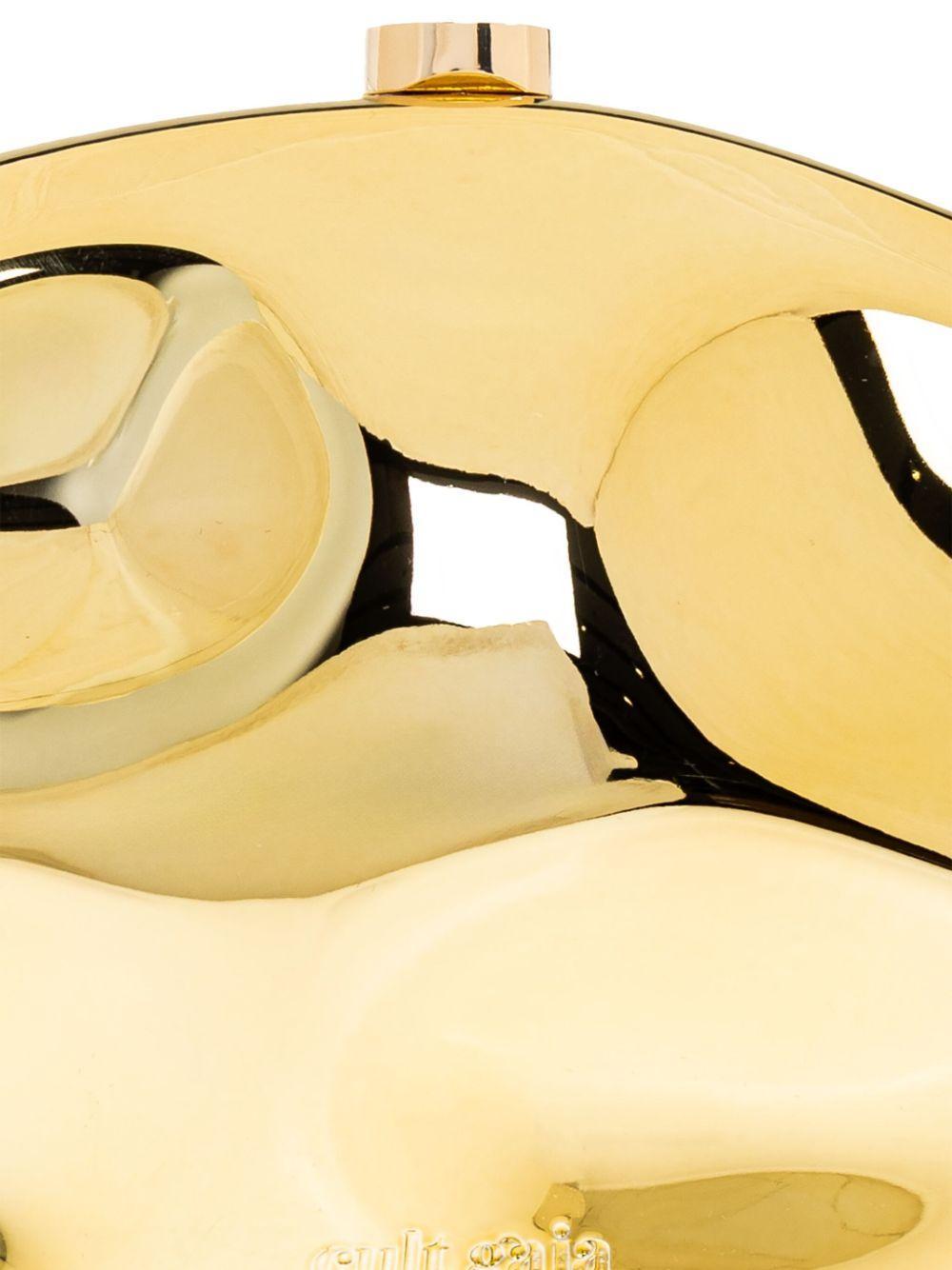 metallic-effect sculpted mini bag Product Image