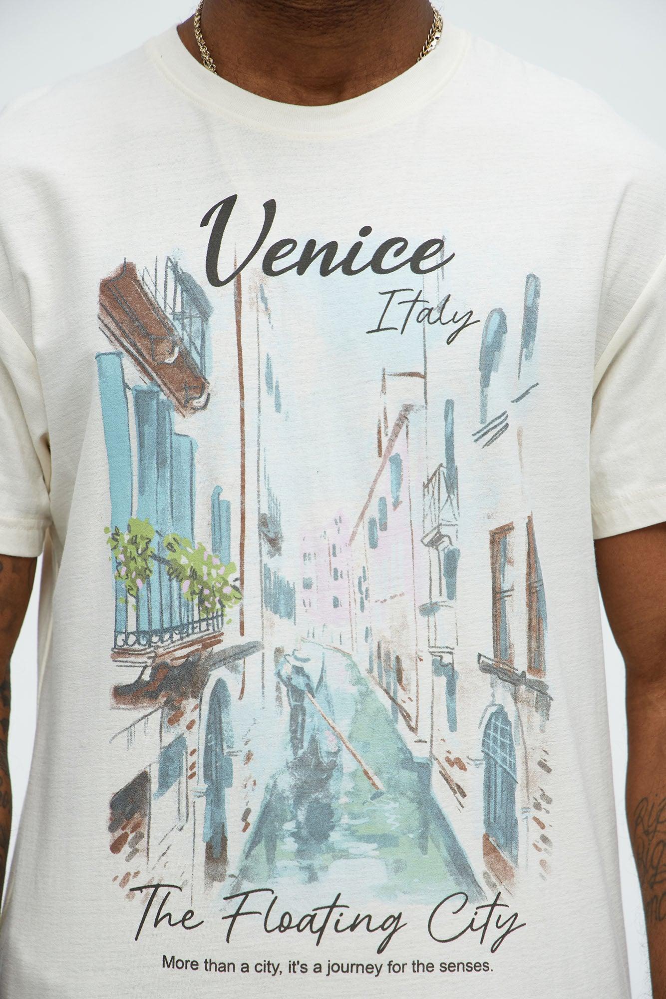 The Floating City Short Sleeve Tee - Natural Product Image