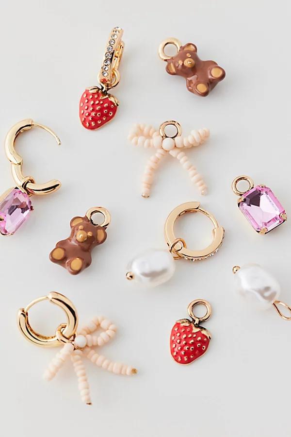 Add-A-Charm Hoop Earring Set Womens at Urban Outfitters Product Image