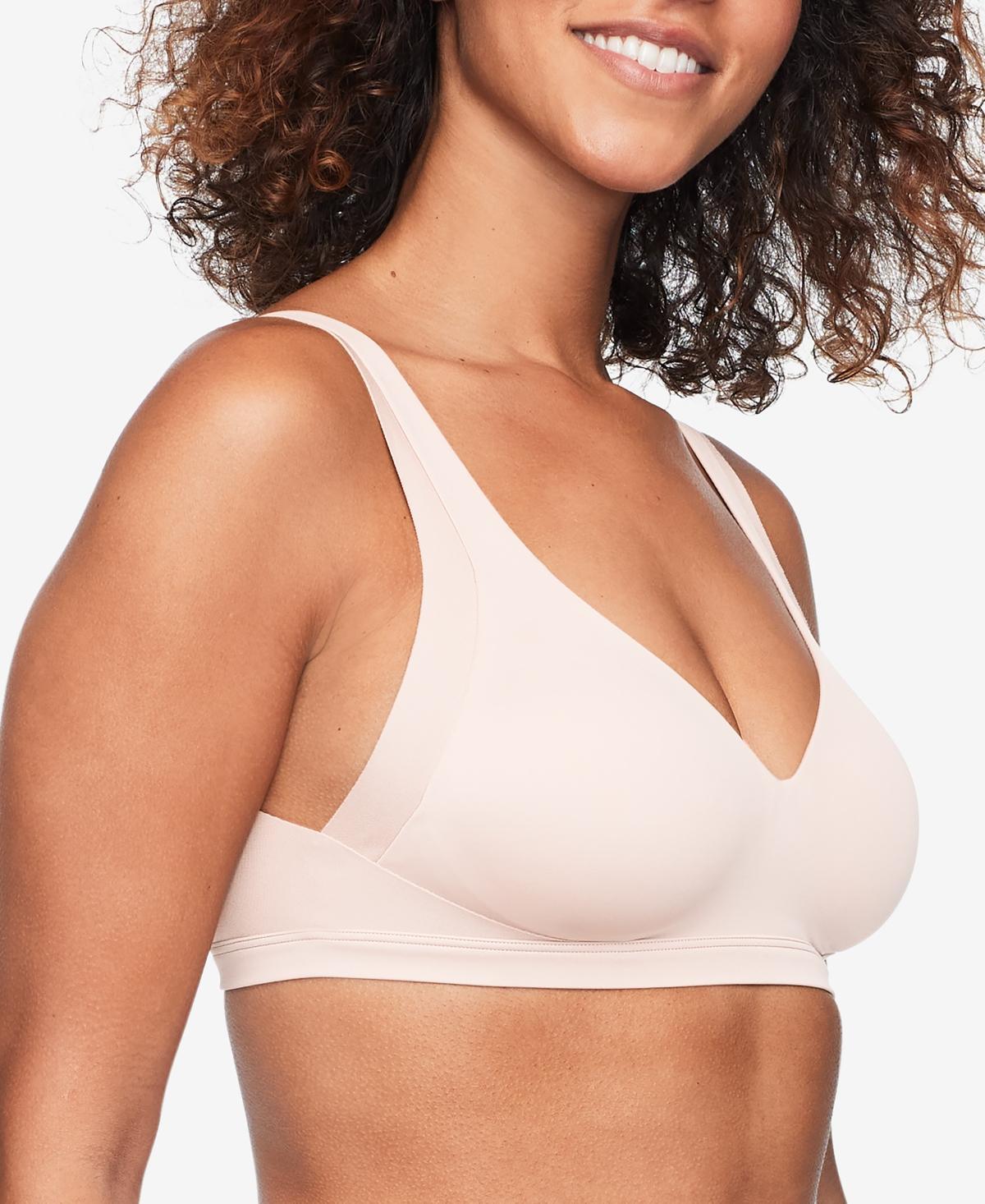 Warners No Side Effects® Underarm and Back-Smoothing Comfort Wireless Lightly Lined T-Shirt Bra RA2231A, Women's, Size: Small, Rosewater Product Image