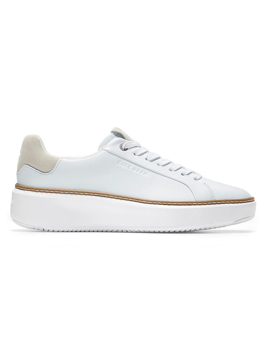 Cole Haan GrandPr Topspin Leather Platform Sneakers Product Image