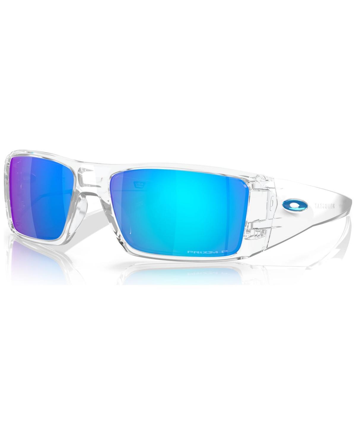 Men's Oakley Heliostat Sunglasses 0OO9231, Clear Product Image