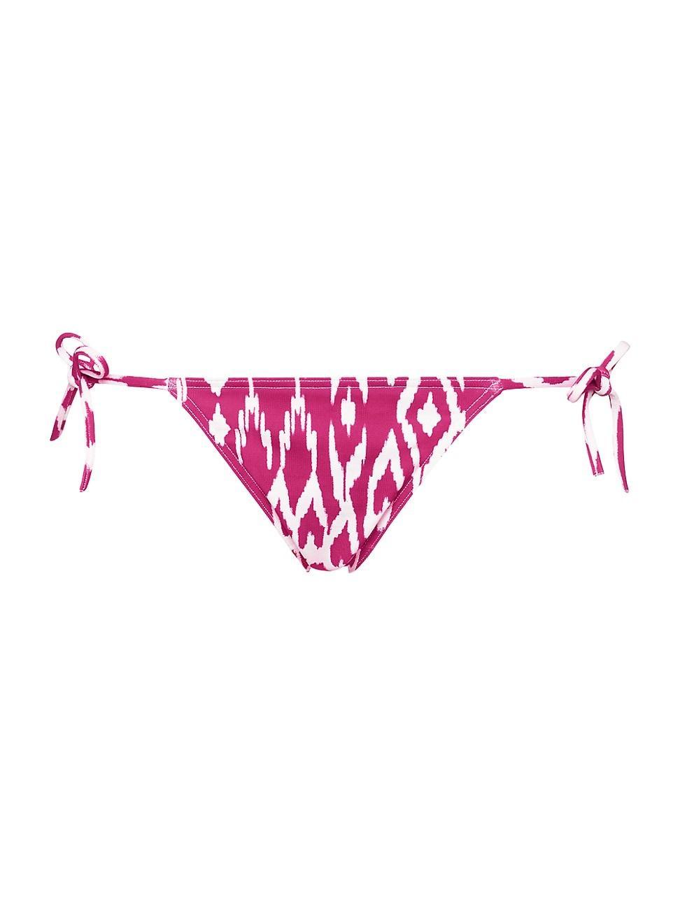 Womens Rain Printed String Bikini Briefs Product Image